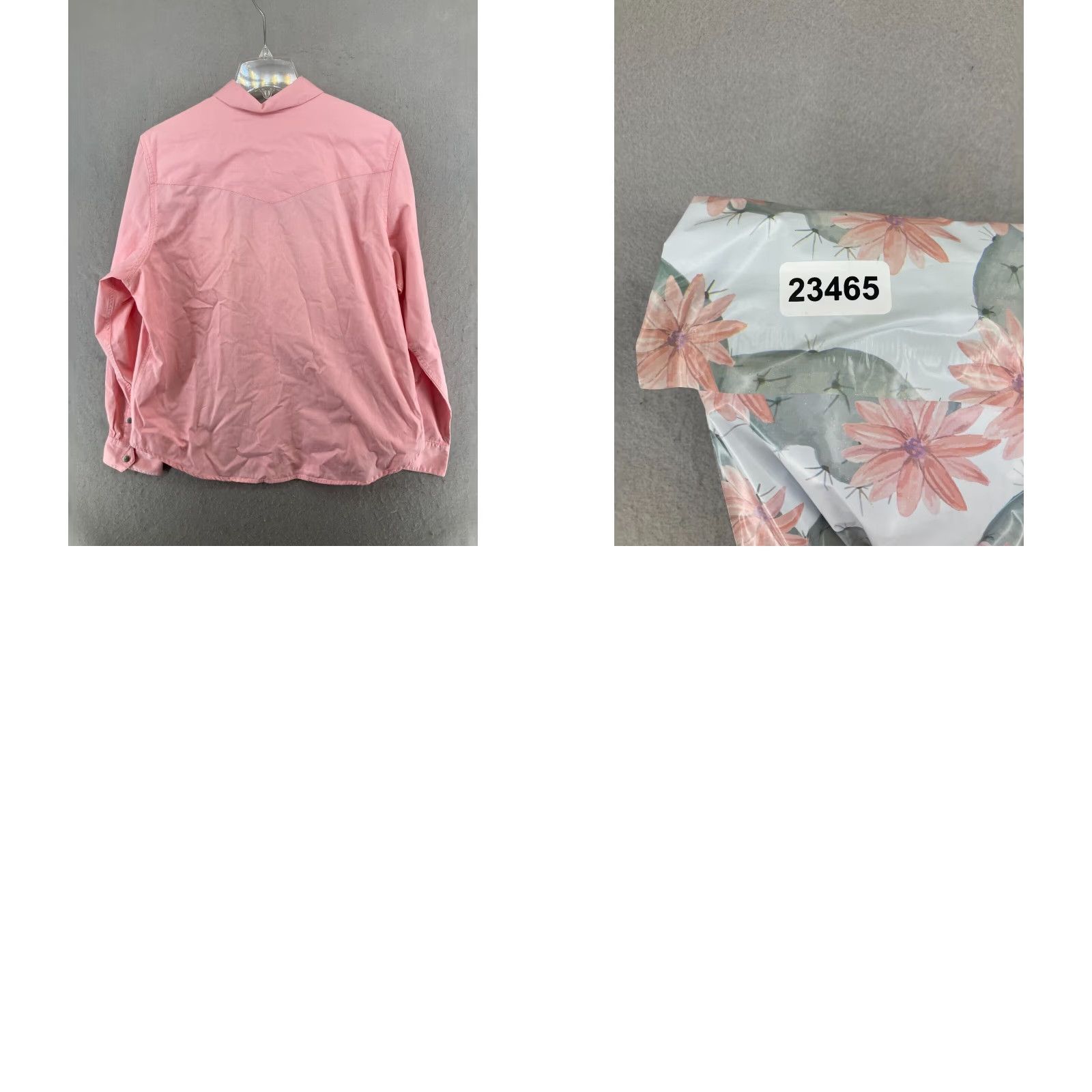 Pinko Rough Rider Mens Extra Large XL Pink Cowboy Snap Shirt Size US XL / EU 56 / 4 - 8 Thumbnail