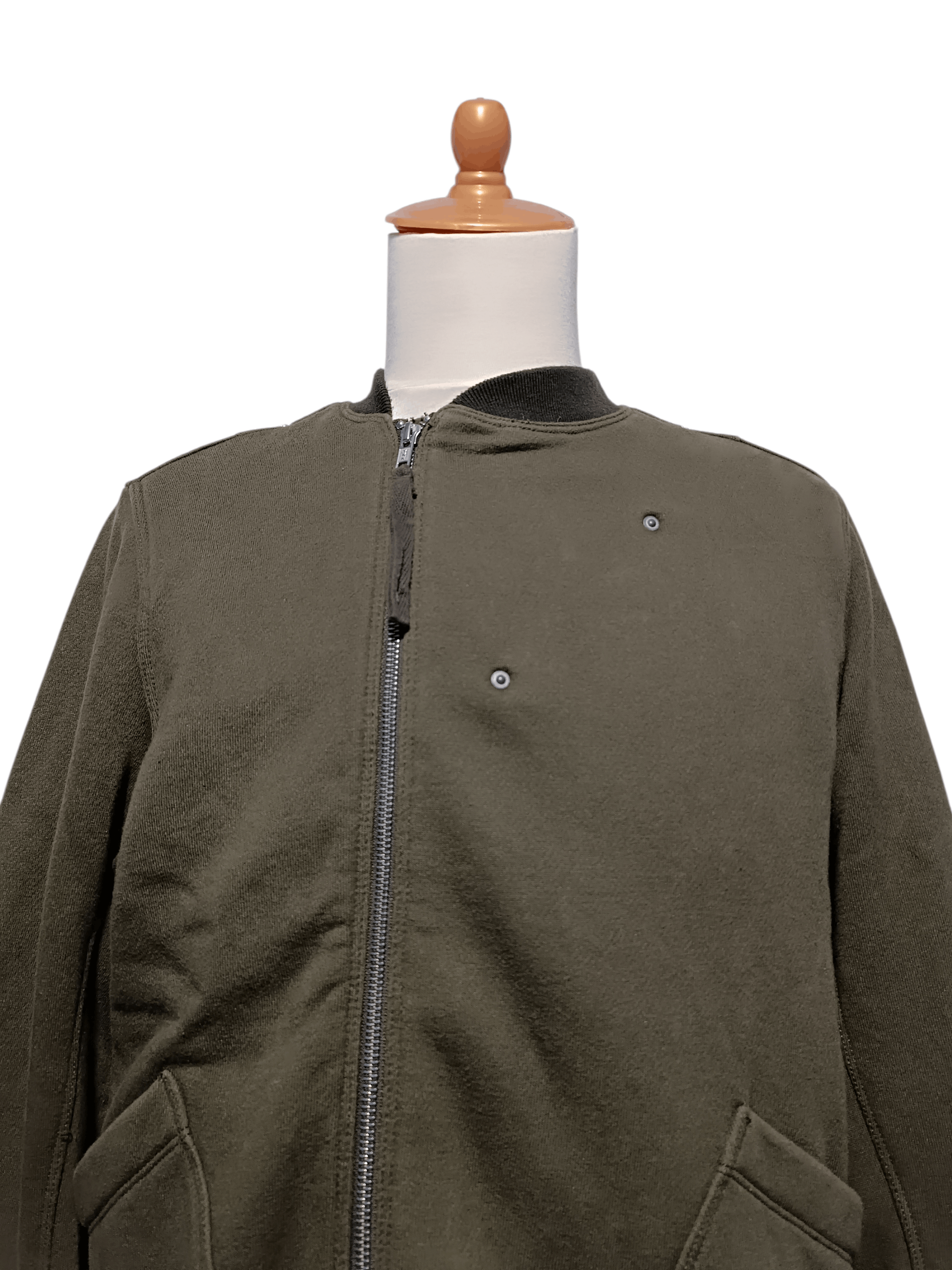 Japanese Brand Asymmetrical Zip-Up Sweatshirt Size US M / EU 48-50 / 2 - 3 Thumbnail