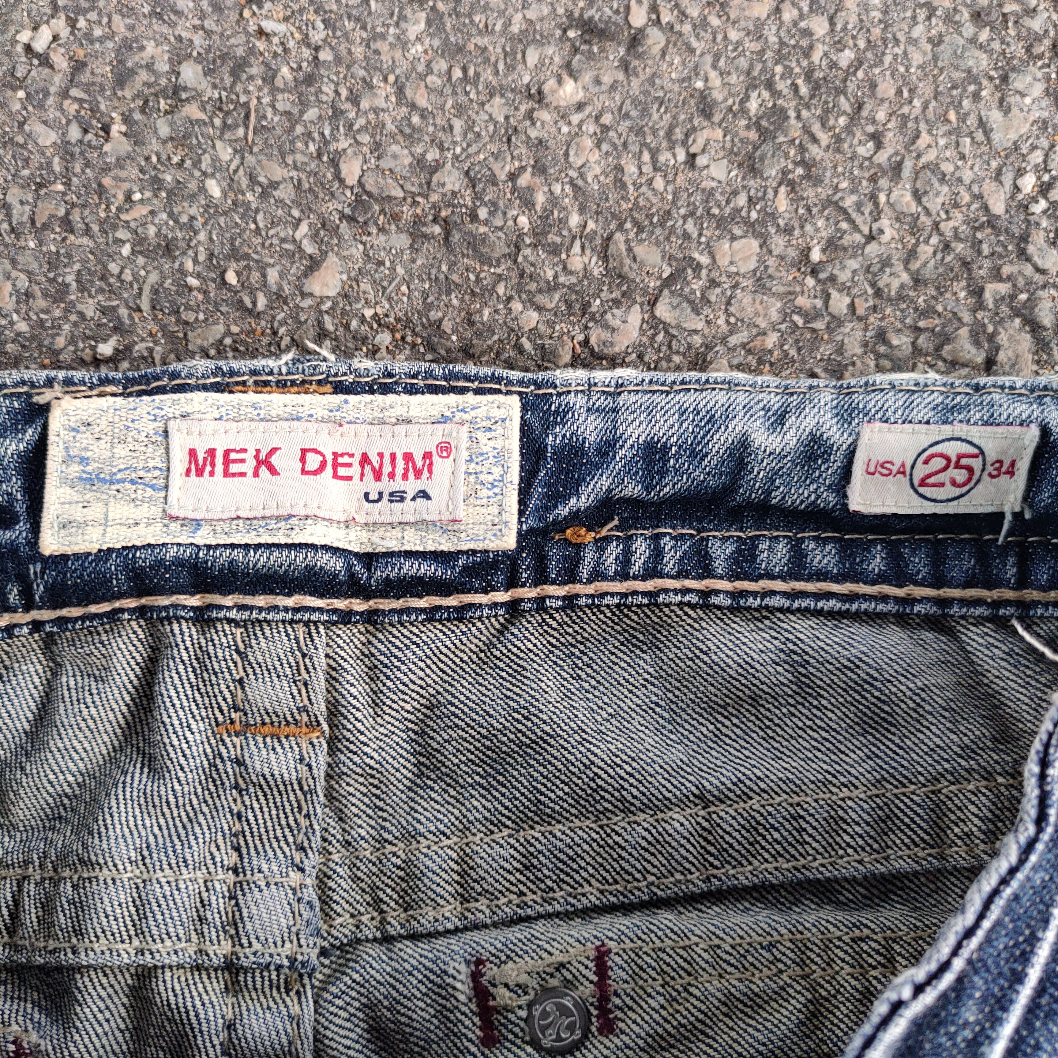 Mek Denim FLARE VINTAGE MEK DENIM JEANS DENIM PANTS Size US 27 - 7 Thumbnail