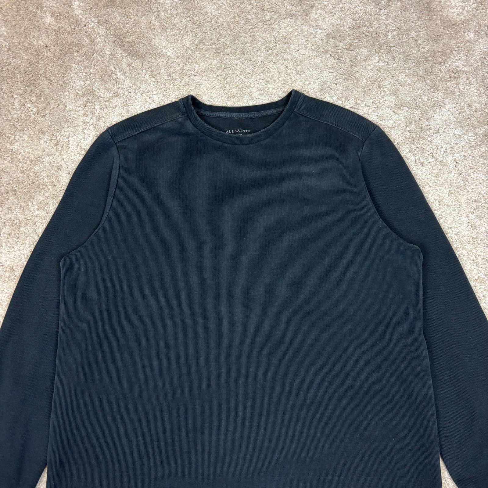 Allsaints Allsaints Luge Long Sleeve Crew Neck Layered Shirt Men's XL Size US XL / EU 56 / 4 - 2 Thumbnail