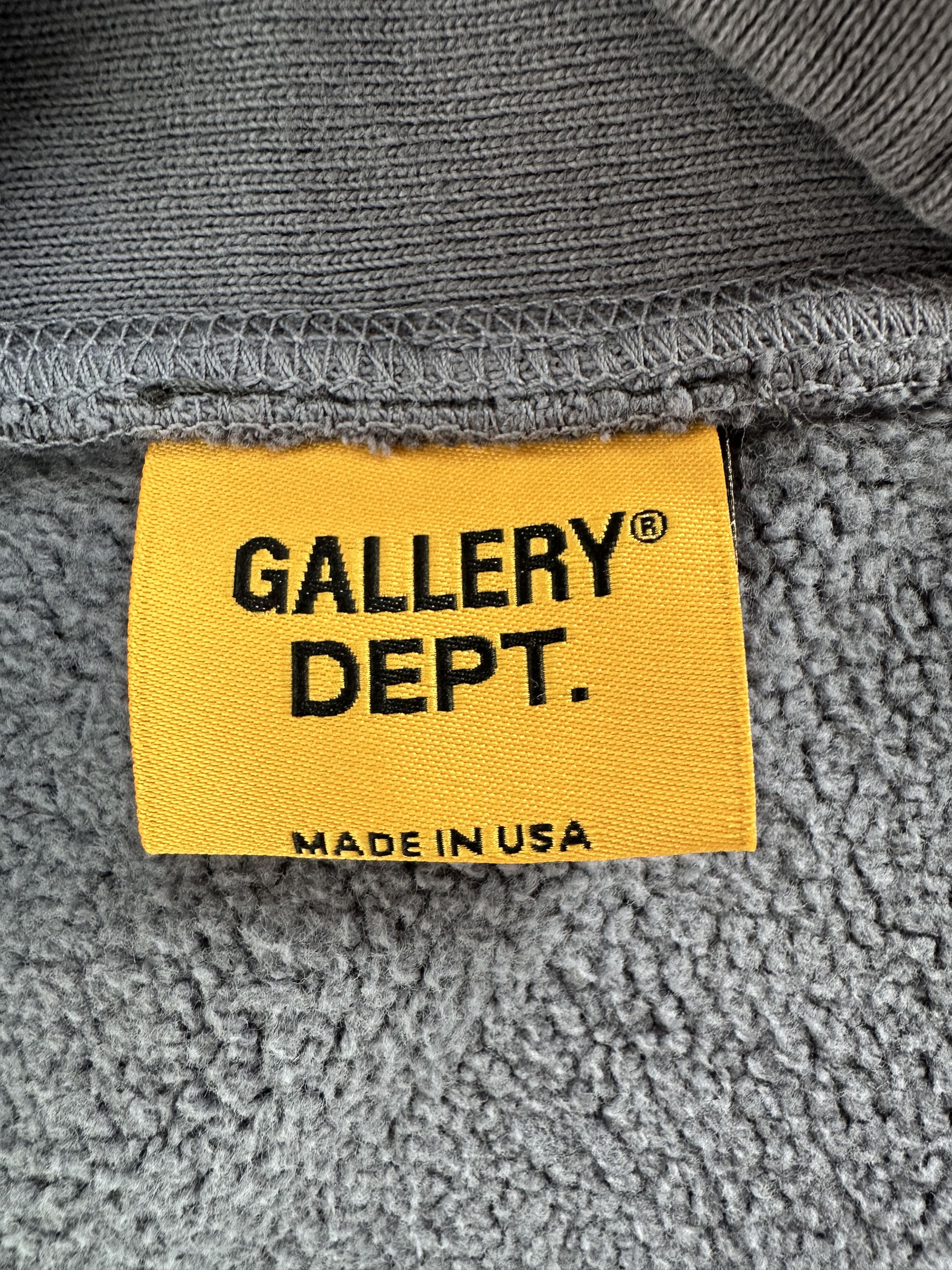 Gallery Dept. Gallery Dept Navy & White Property Logo Hoodie Size US XXL / EU 58 / 5 - 4 Thumbnail