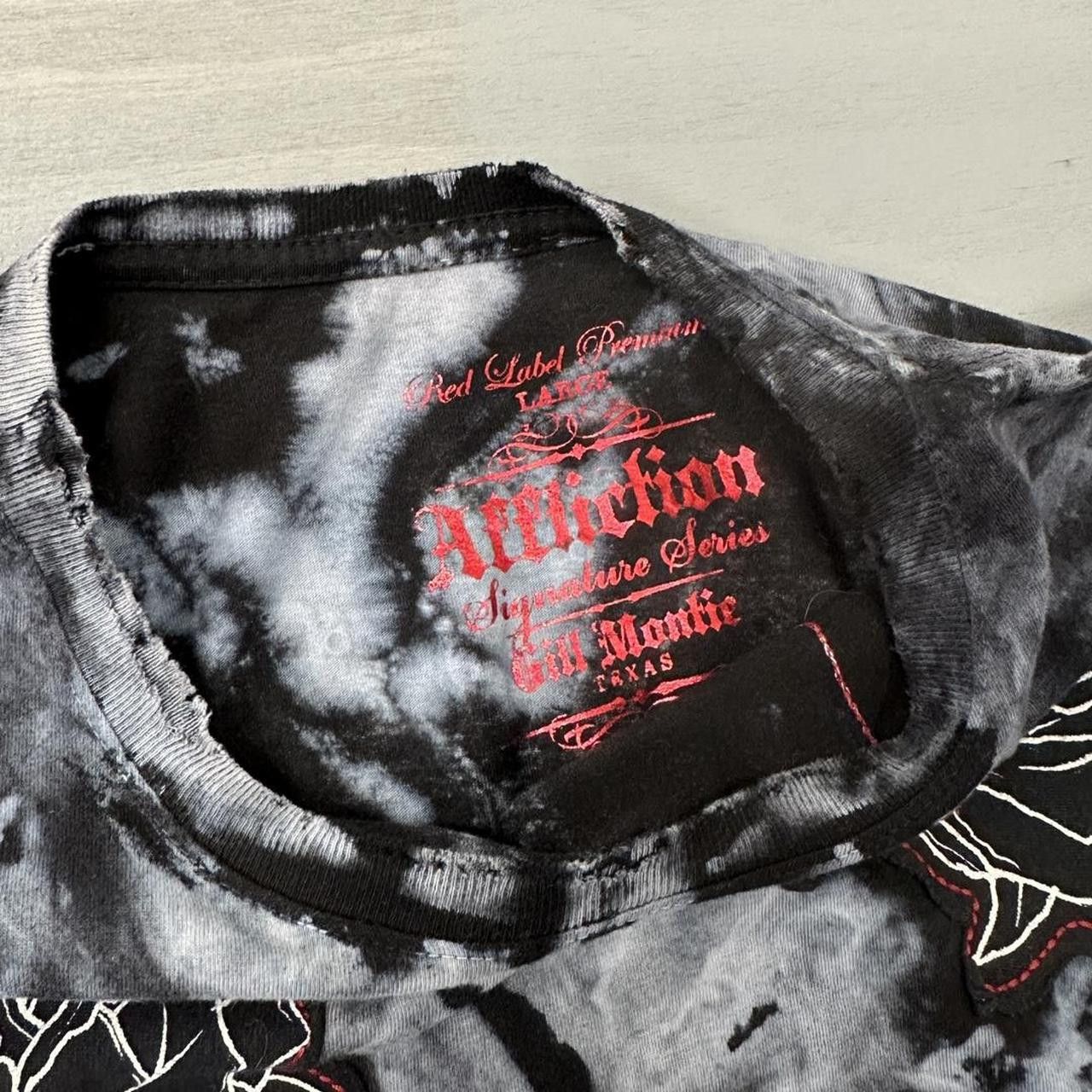 Affliction Y2K Affliction Red Label Crazy Cyber Goth Tee Shirt Large Size US L / EU 52-54 / 3 - 5 Thumbnail