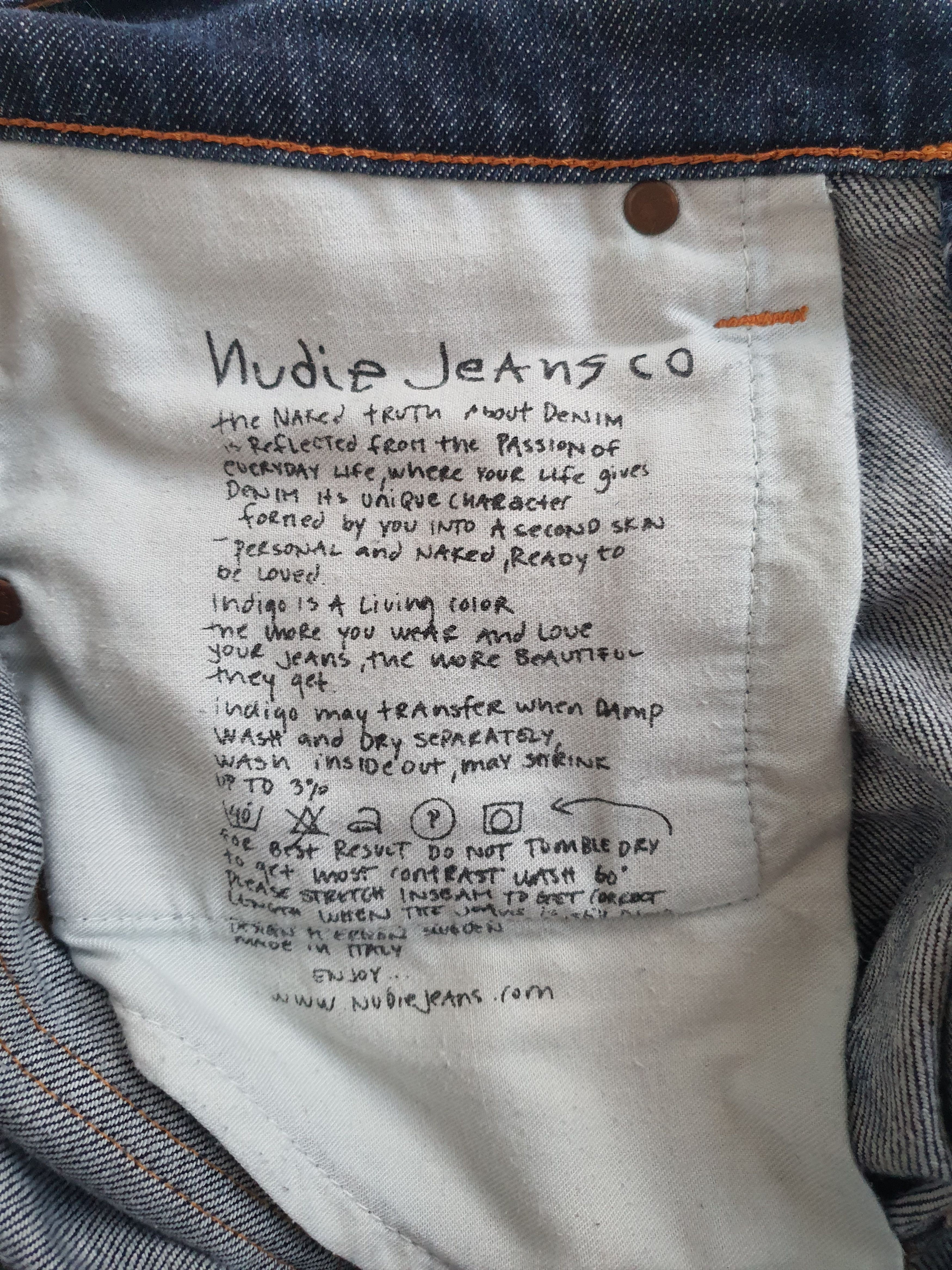Nudie Jeans 'SLIM JIM COLD DENIM' Jeans (NJ2166) - Sz W32 L29 Size US 32 / EU 48 - 9 Thumbnail