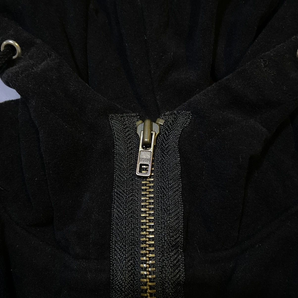 Designer × Issey Miyake × Japanese Brand Vintage Issey Miyake Wool Zipper Hoodie Size L / US 10 / IT 46 - 5 Thumbnail