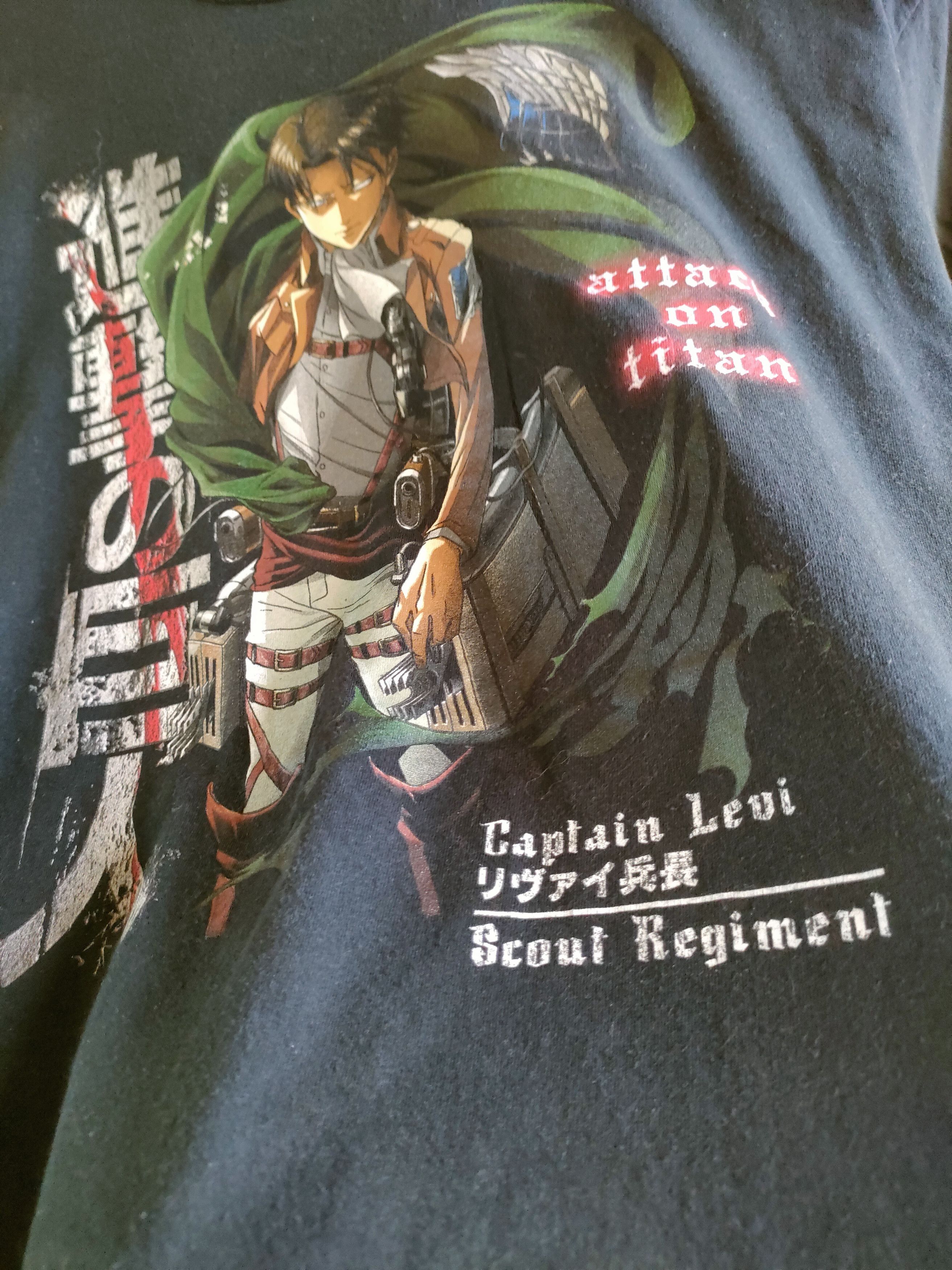 Anime × Japanese Brand Attack On Titan Anime Size US XL / EU 56 / 4 - 4 Thumbnail