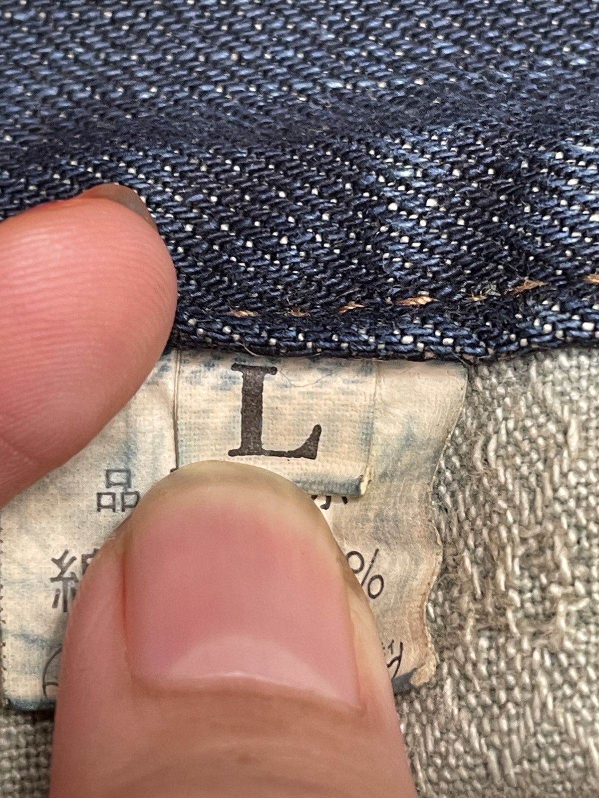 If Six Was Nine × Japanese Brand × Vintage Rare Design Vintage Japanese Brand Unfinished Jeans 2000s Size US 33 - 10 Thumbnail
