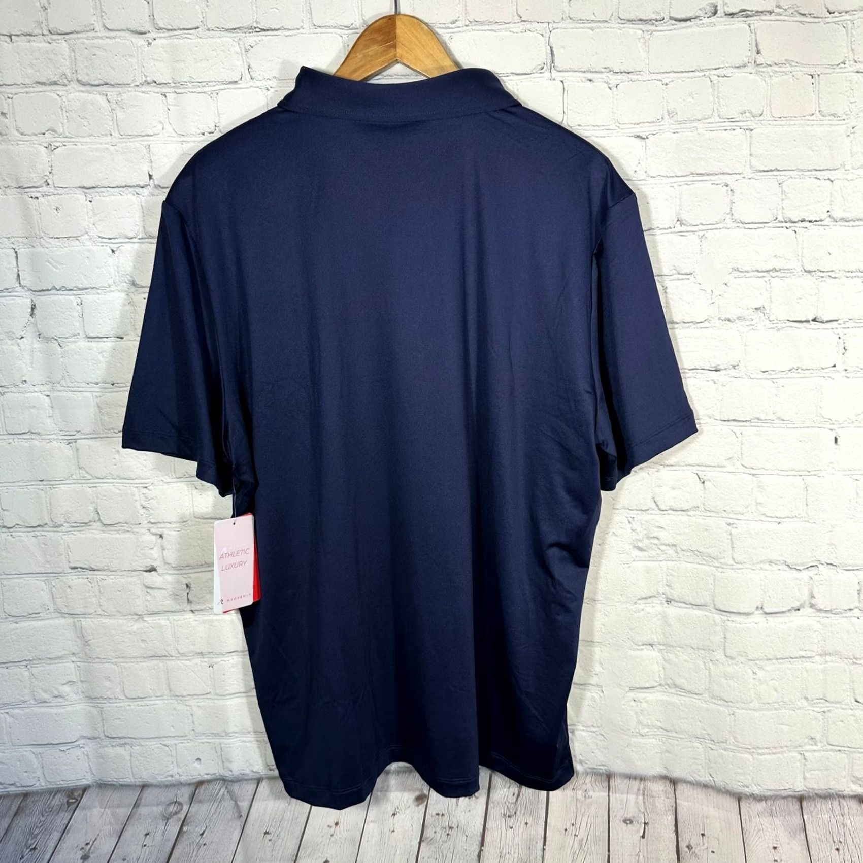 Vintage REDVANLY Westin Polo Shirt Midnight Navy Blue 2XL NEW Polo Shirt Athletic Golf Casual Mens Size US XXL / EU 58 / 5 - 7 Thumbnail
