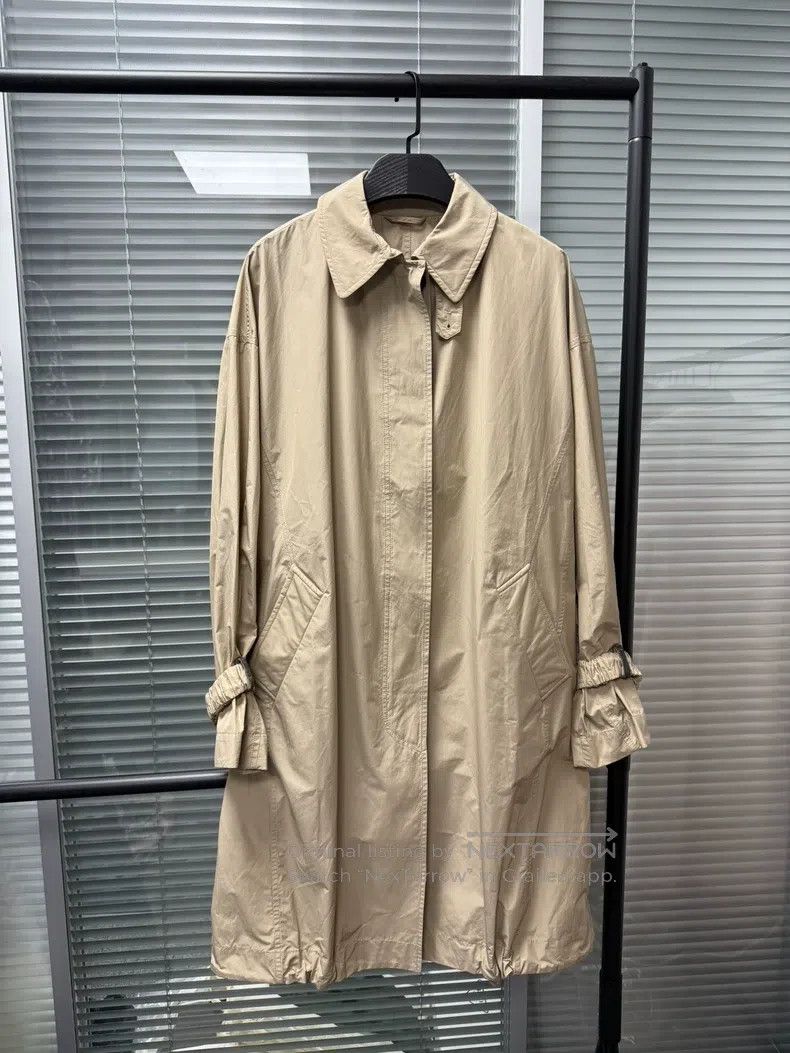 Brunello Cucinelli Brunello Cucinelli Khaki Trench Coat Jacket Size S / US 4 / IT 40 - 1 Thumbnail