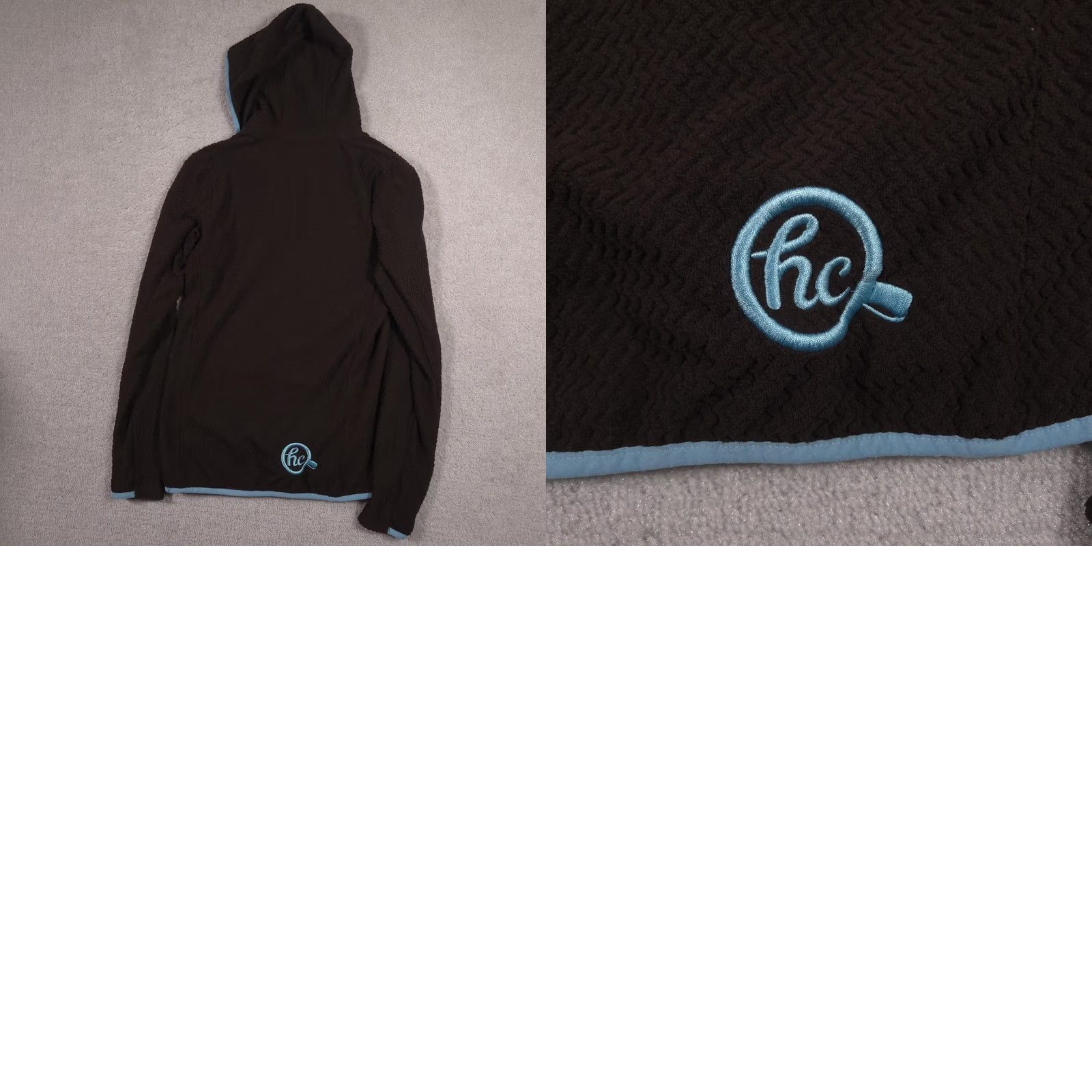 CHOCOOLATE Ventures Endurance Jacket Womens Small Black Hot Chocolate Run Hooded Full Zip Jacket Size S / US 4 / IT 40 - 9 Thumbnail