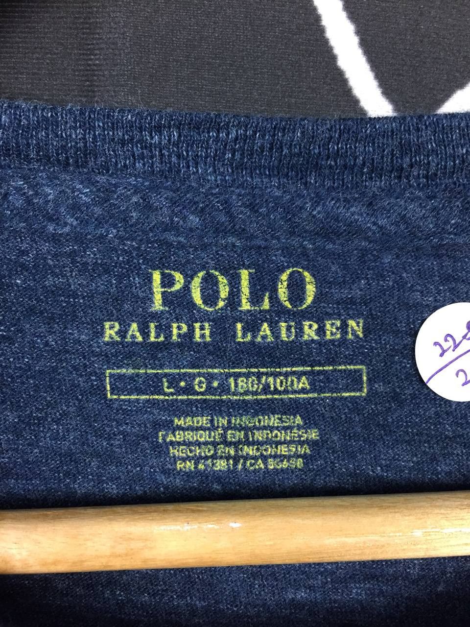 Polo Ralph Lauren × Vintage Polo Ralph Lauren Small Pony Casual Tee Size US L / EU 52-54 / 3 - 7 Thumbnail