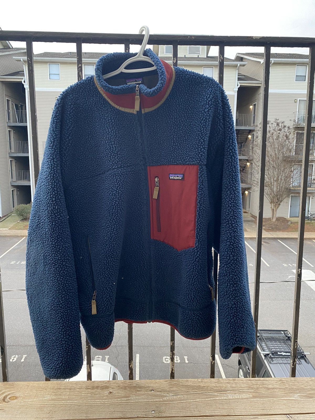 image of Patagonia Retro Fleece in Navy, Men's (Size XL)