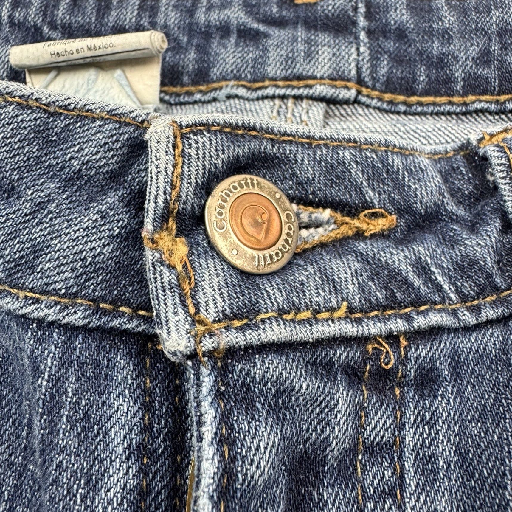 Carhartt VINTAGE Carhartt Jeans Womens 6 Blue Bootcut Traditional Fit Hipster Farm Y2K Size 28" / US 6 / IT 42 - 3 Thumbnail