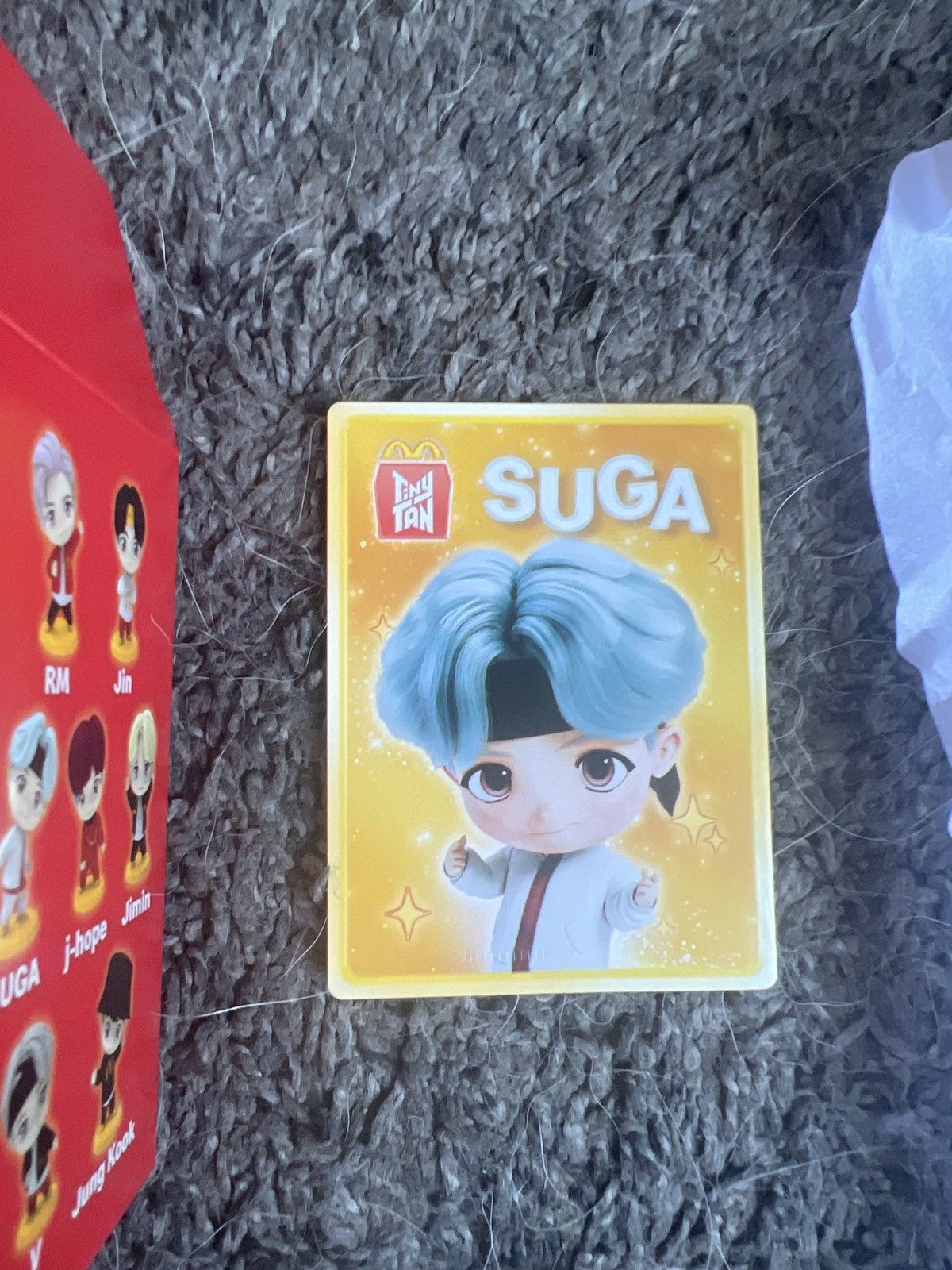 Hypebeast 2025 McDonald’s TinyTAN Suga Figure Size ONE SIZE - 5 Thumbnail