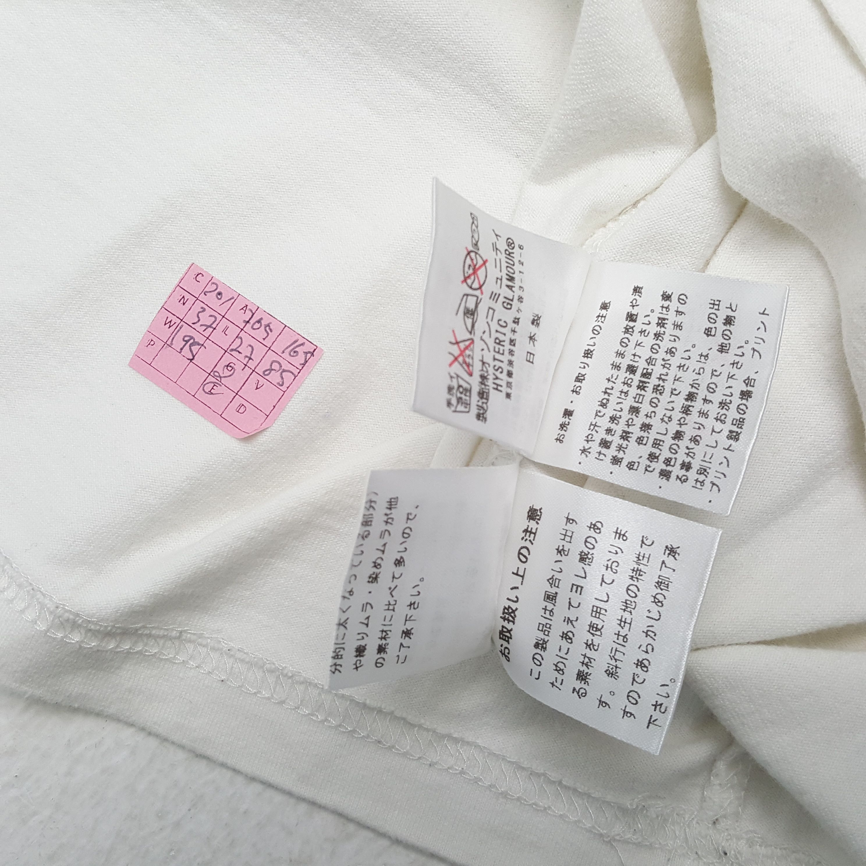 Hysteric Glamour HYSTERIC GLAMOUR Japanese Brand Streetwear Style Tshirt Size US M / EU 48-50 / 2 - 4 Thumbnail