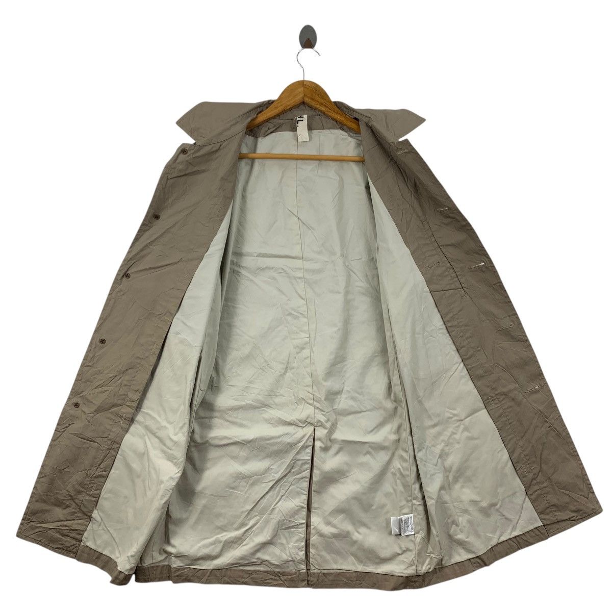 Margaret Howell MHL MARGARET HOWELL Button Up Beige Long Coat Jacket Size US L / EU 52-54 / 3 - 3 Thumbnail
