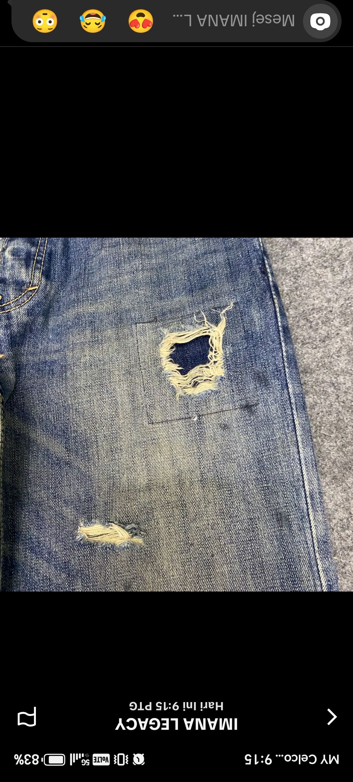 American Eagle Outfitters Vintage American Eagle Qutfitters Patchwork Denim Size US 32 / EU 48 - 10 Thumbnail