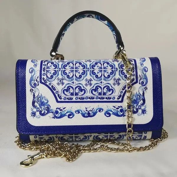 VIBE Flower Print Chain Mini Handbag Size ONE SIZE - 1 Thumbnail