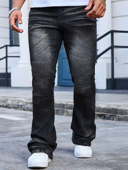 Jean Flared skinny streetwear Y2K DRIP jeans Size US 30 / EU 46 - 2 Thumbnail