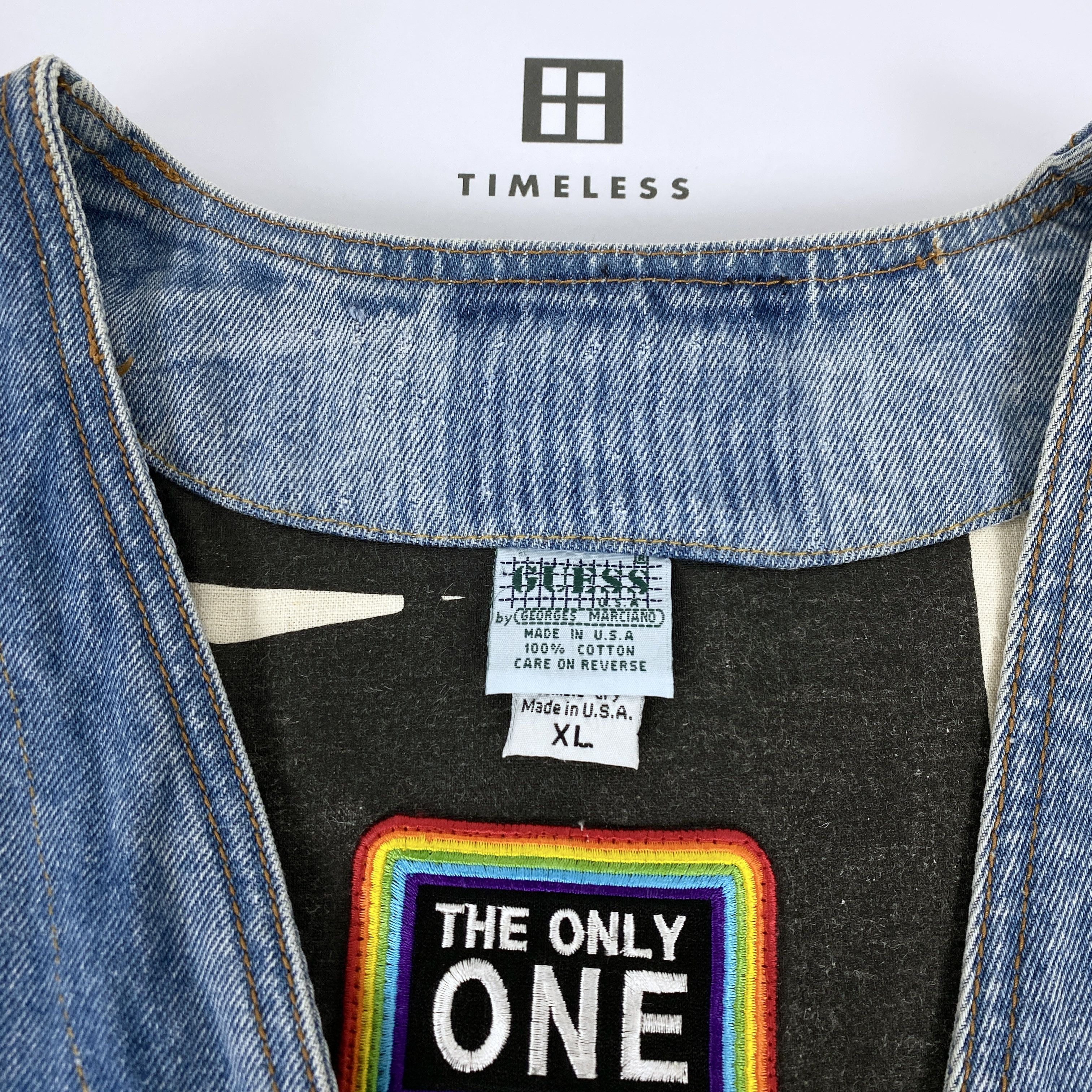 Other A LOVE MOVEMENT DRX ROMANELLI GUESS REVERSIBLE DENIM JACKET Size US XL / EU 56 / 4 - 10 Thumbnail