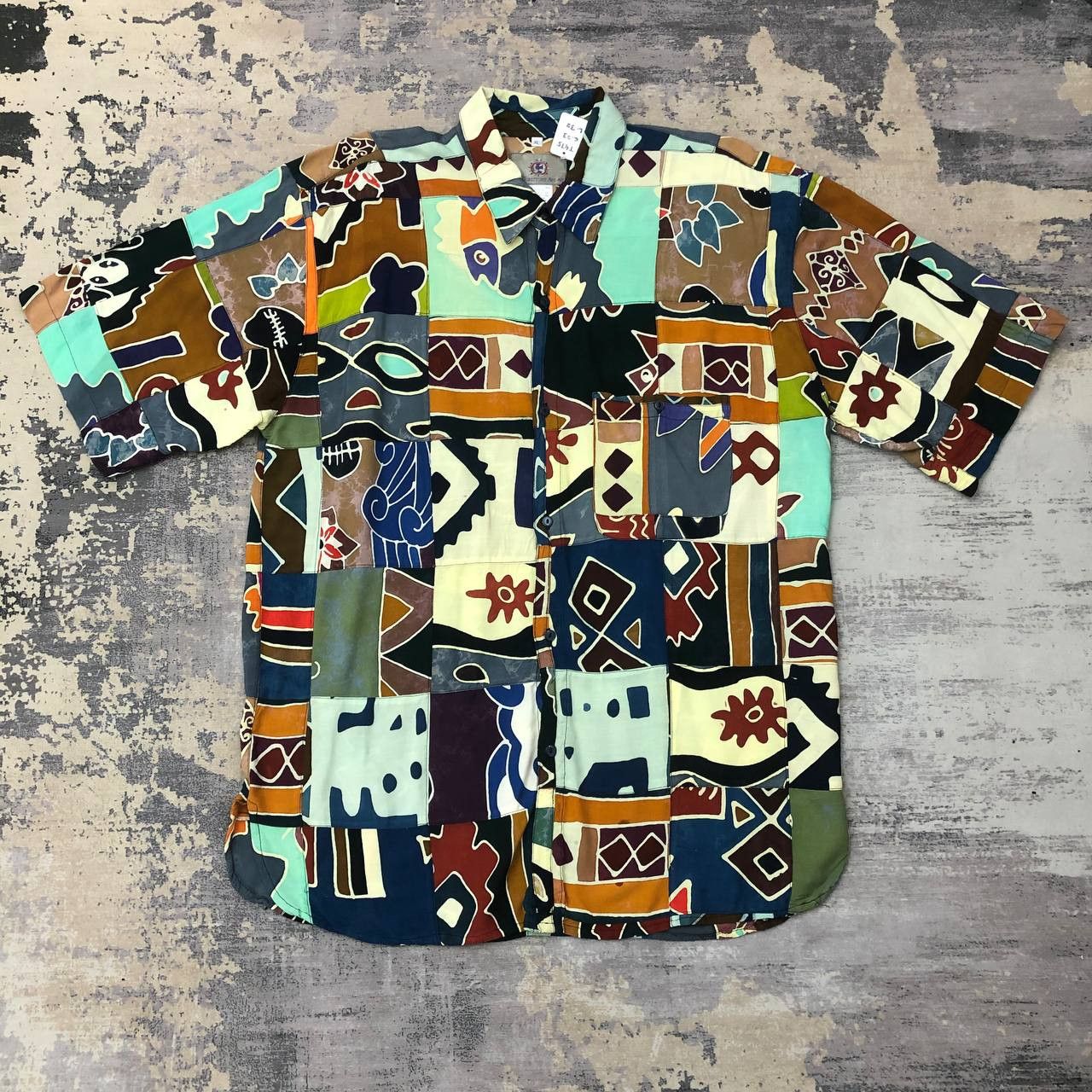 The Territory Ahead T475 THE TERRITORY AHEAD PATCHWORK POP ART SHIRTS Size US XL / EU 56 / 4 - 1 Thumbnail