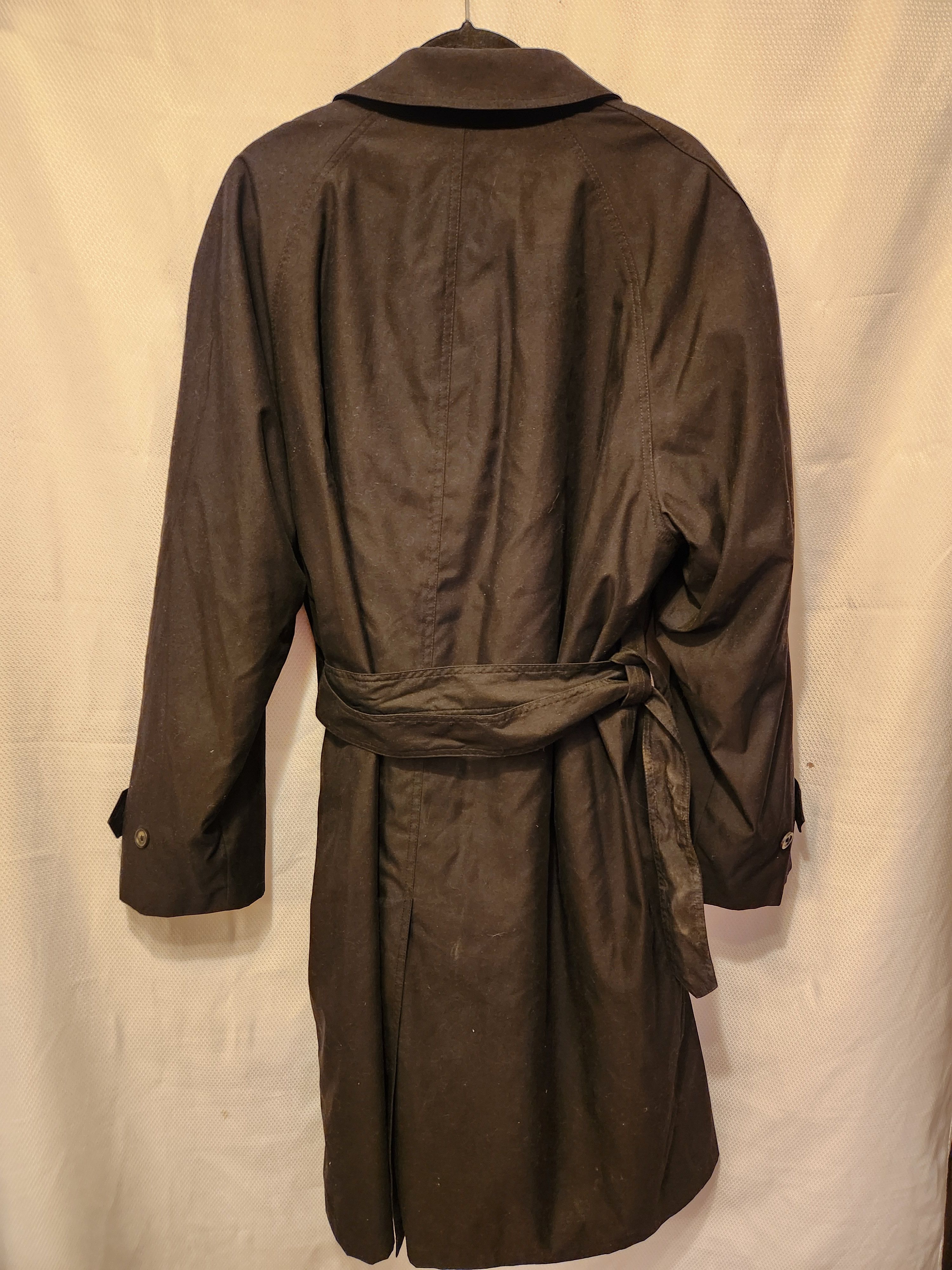 Lauren Ralph Lauren Vintage 80's Men's Navy Blue Trench Coat Size US XL / EU 56 / 4 - 2 Thumbnail