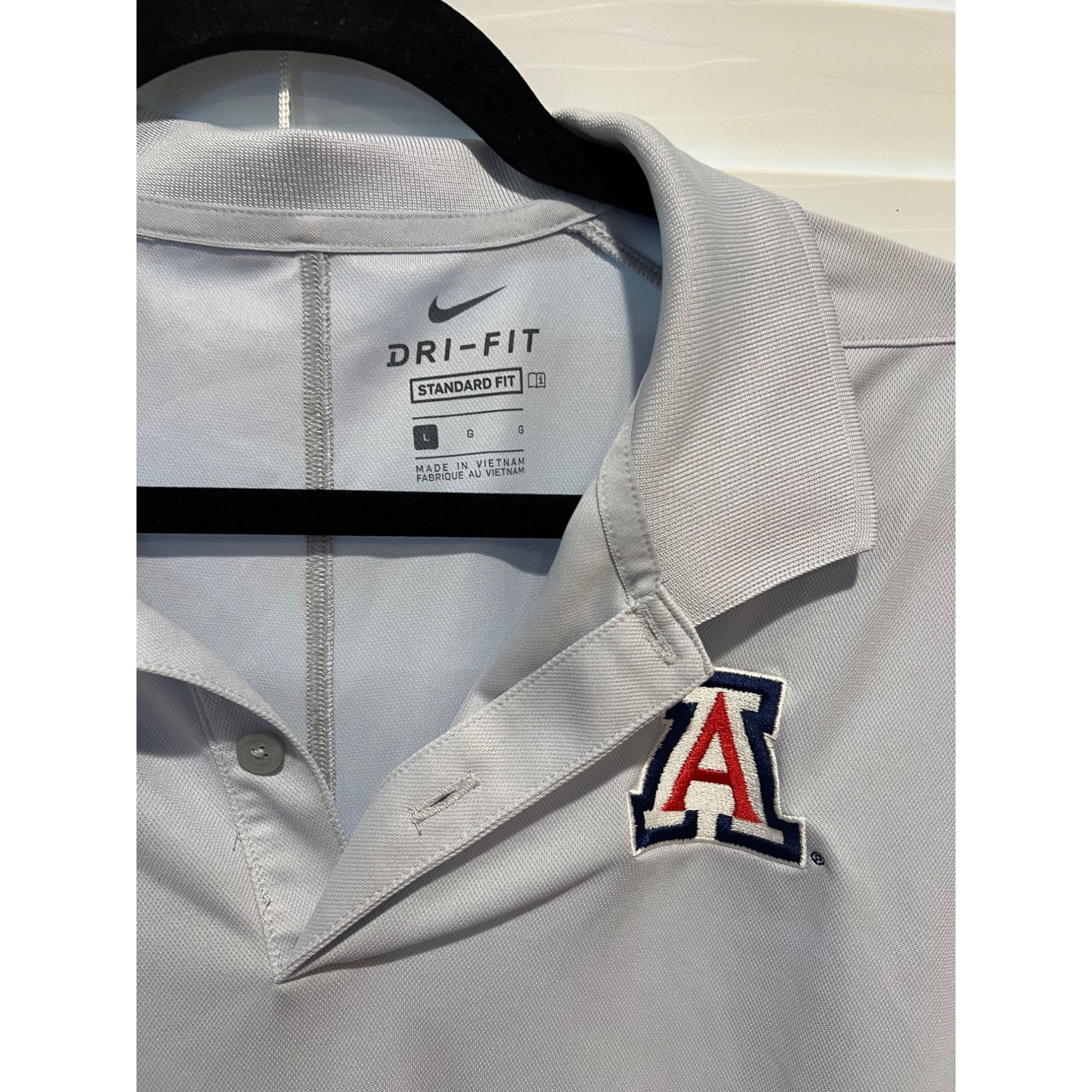 Nike Nike University of Arizona Wildcats Polo Shirt - Size L Size US L / EU 52-54 / 3 - 2 Thumbnail