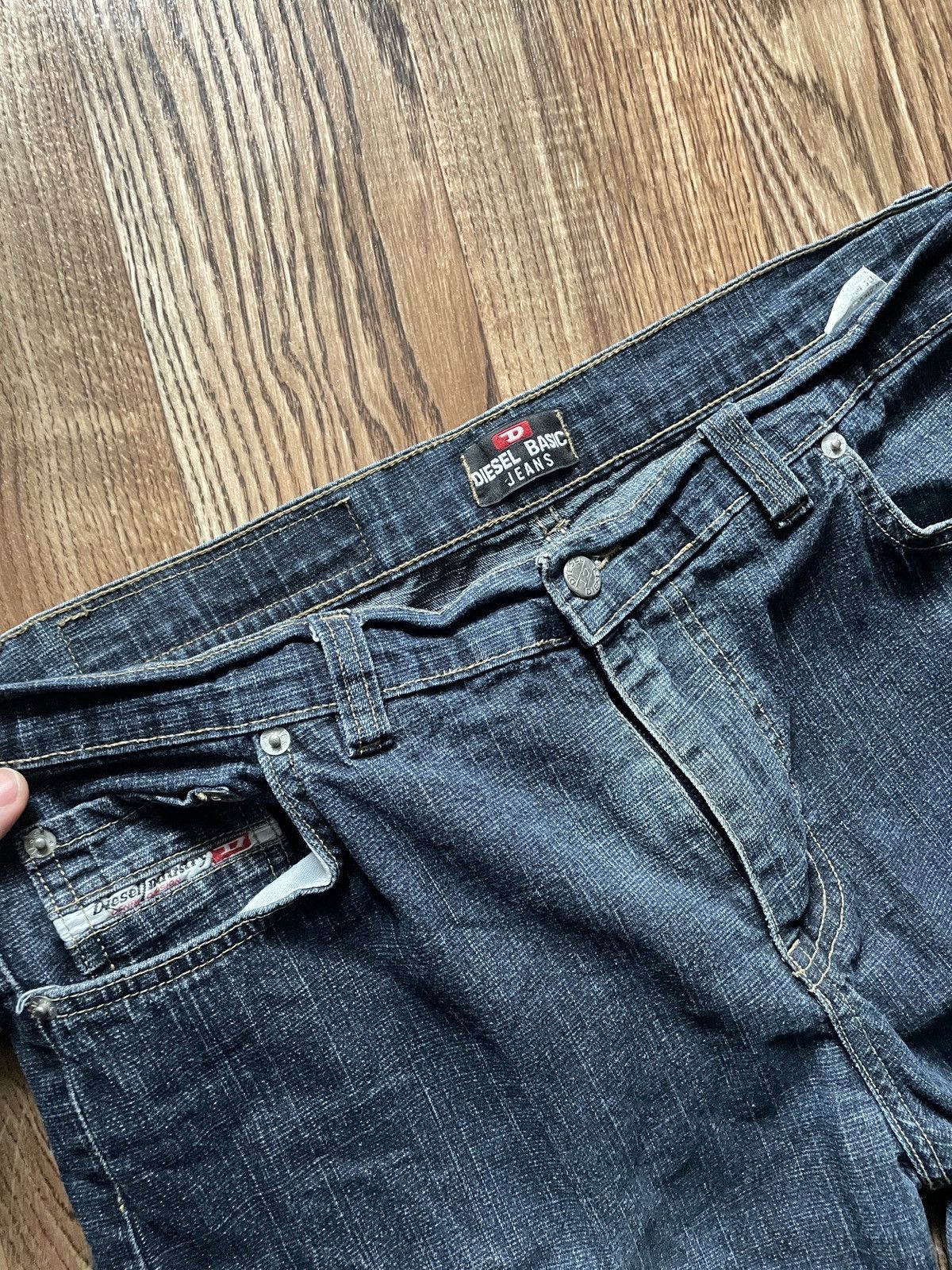 Diesel Vintage Diesel Jeans Distressed Faded Flared Wide Baggy Y2K Size US 36 / EU 52 - 4 Thumbnail