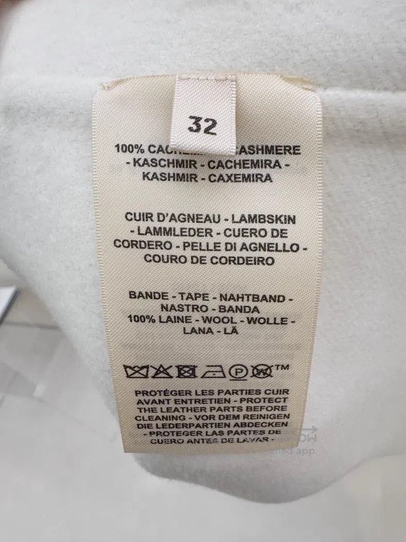 Hermes Hermes Beige Double-faced Cashmere Coat Size 4XL / US 24-26 - 4 Thumbnail