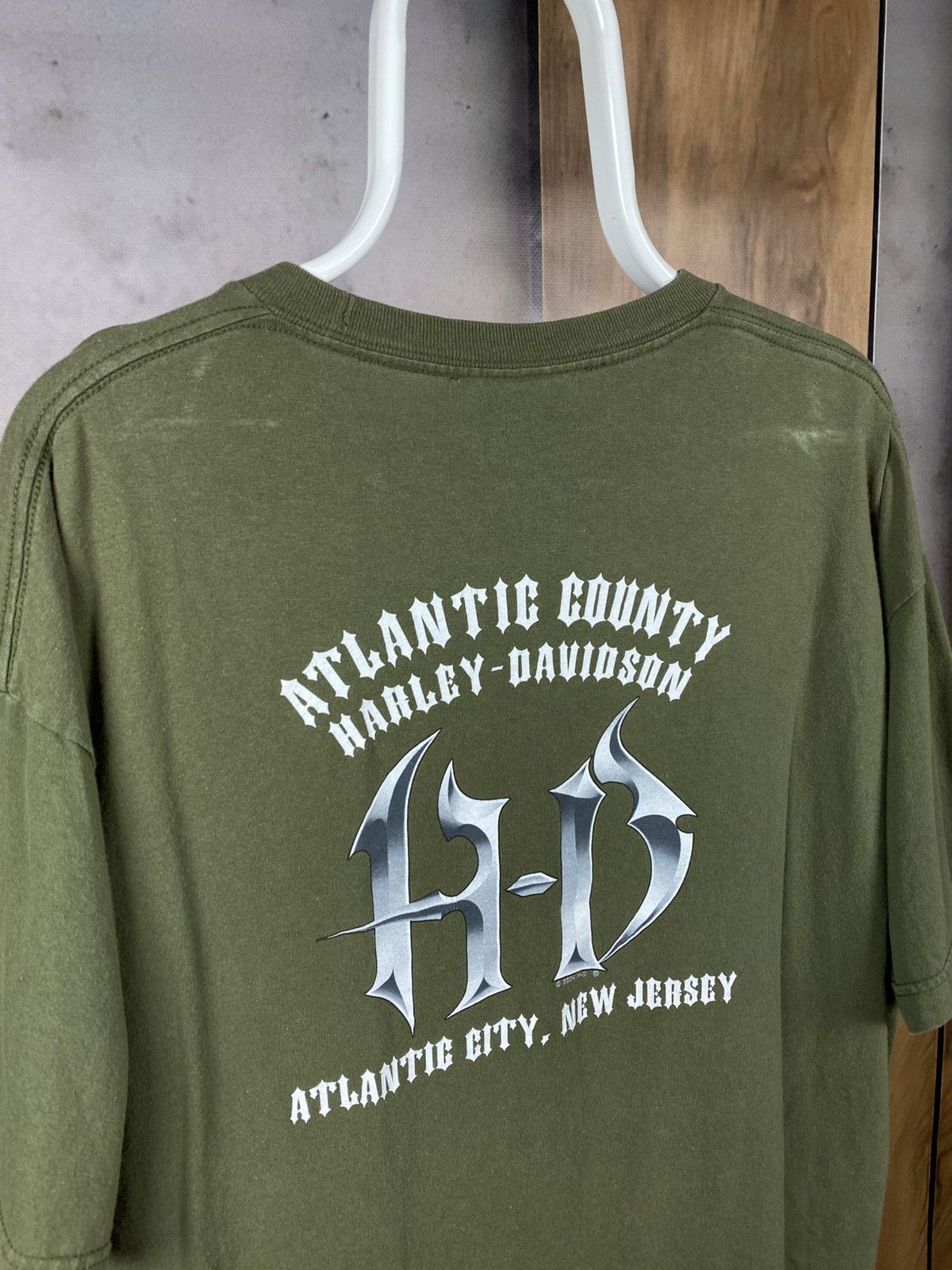 Harley Davidson 🇺🇸Vintage 2004 T-Shirt Harley Davidson Atlantic Country Tee🇺🇸 Size US XL / EU 56 / 4 - 4 Thumbnail