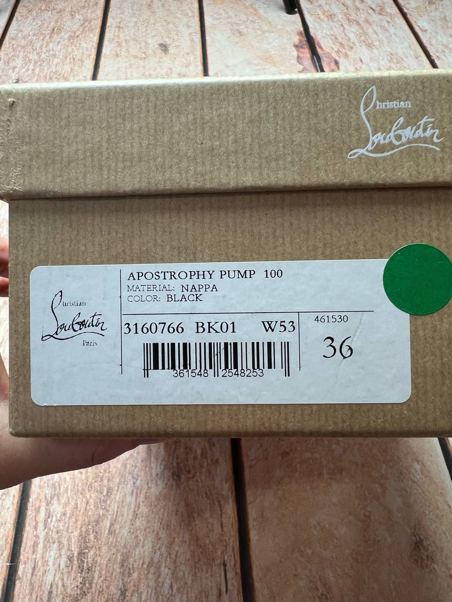 Christian Louboutin Christian Louboutin apostrophy pump 100 napad leather hells Size US 6 / IT 36 - 14 Thumbnail