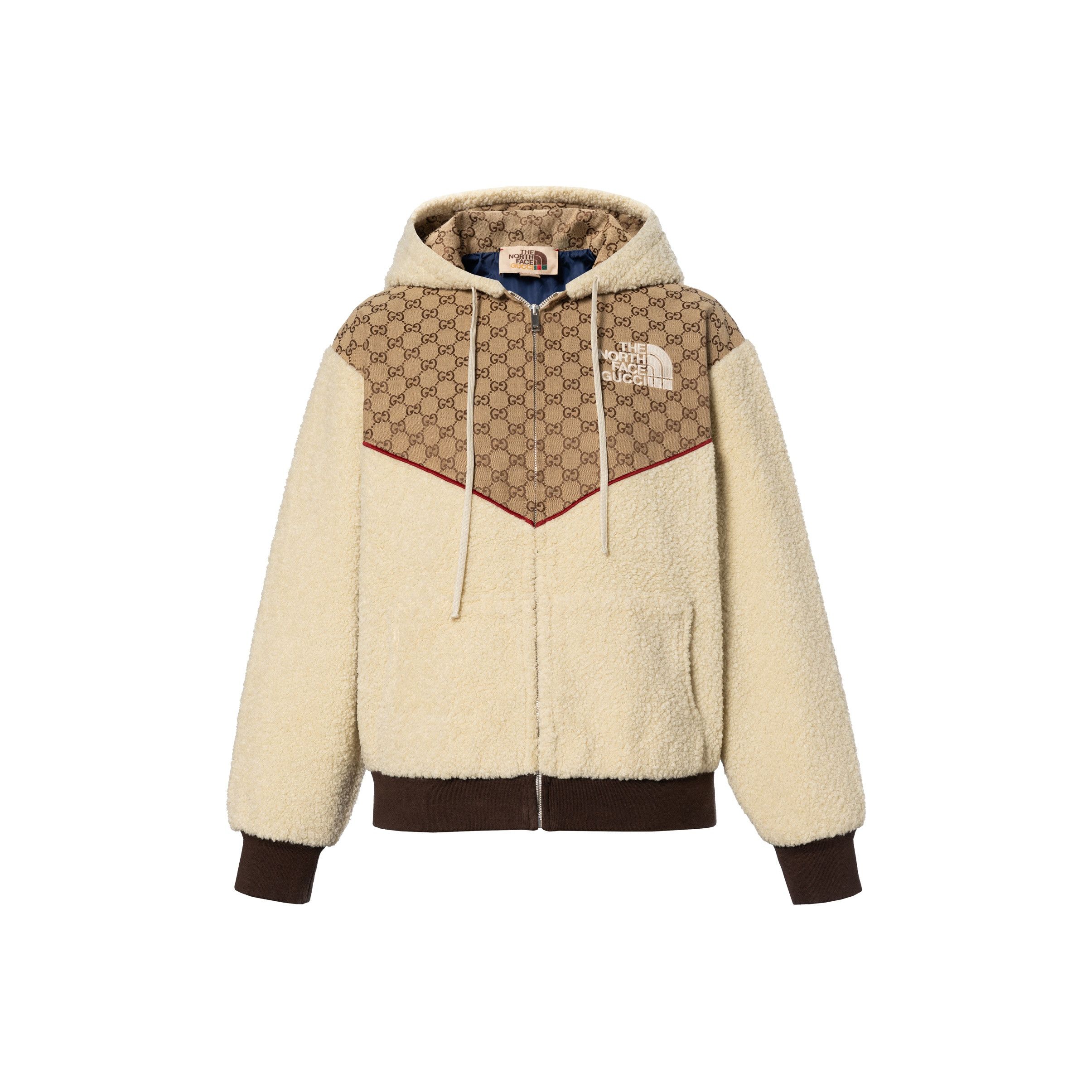 Gucci × The North Face Gucci x The North Face GG Fleece Hoodie Size M Size US M / EU 48-50 / 2 - 1 Thumbnail