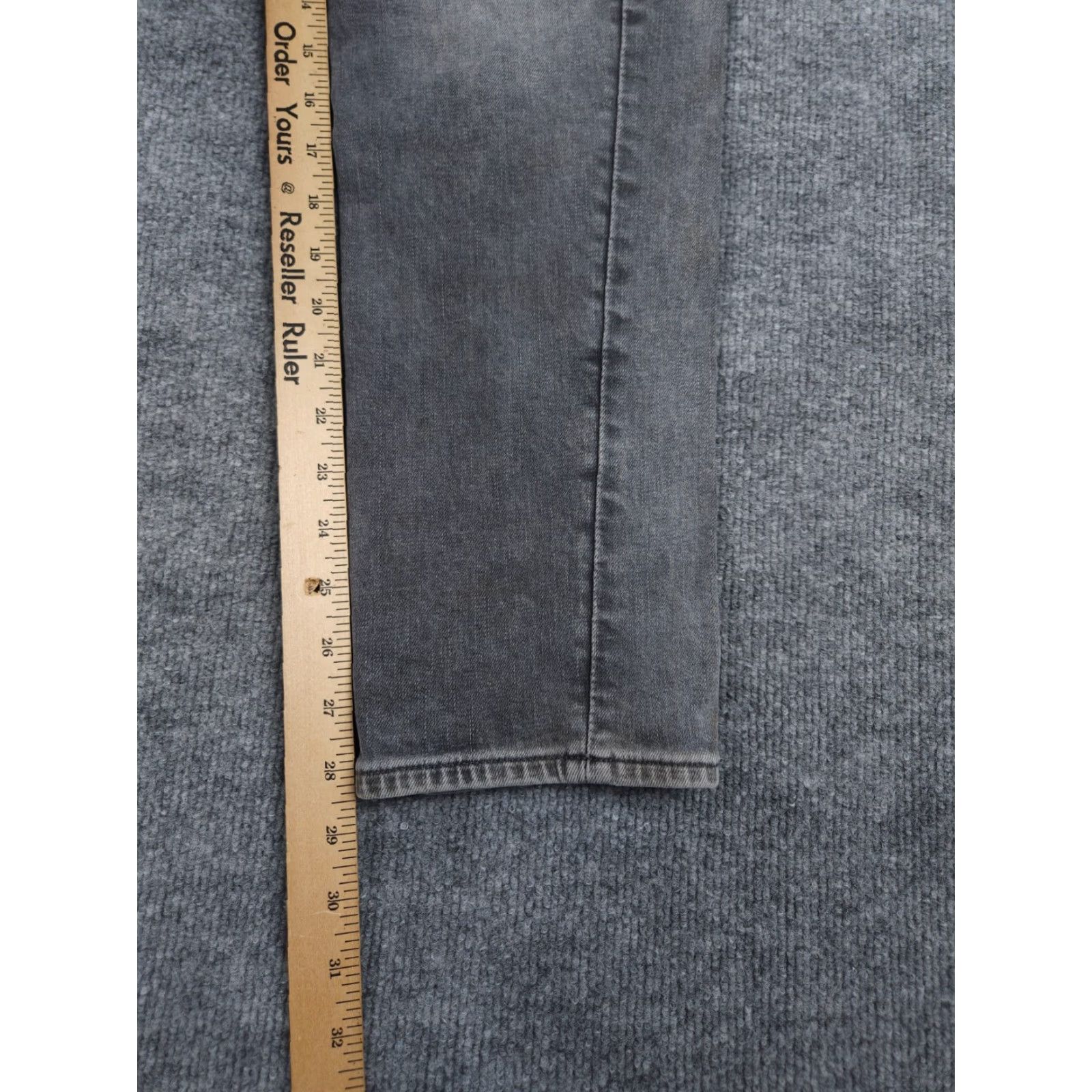 G-Star G-Star Raw Scutar 3D Slim Tapered Jeans Men's Gray Abstract Y2K 28x28 Slim 5-Pocket Denim Cotton Blend Button Closure Regular Inseam 28 Jeans Size US 32 / EU 48 - 7 Thumbnail