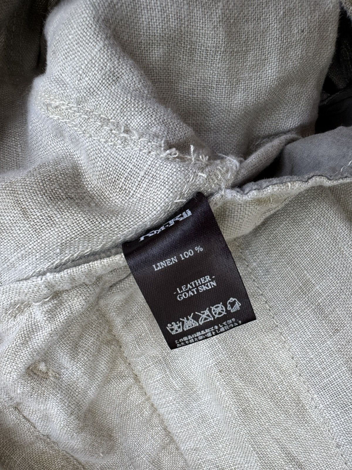 KMRii Kmrii Goat Linen Cargo Shorts Size US 31 - 19 Thumbnail
