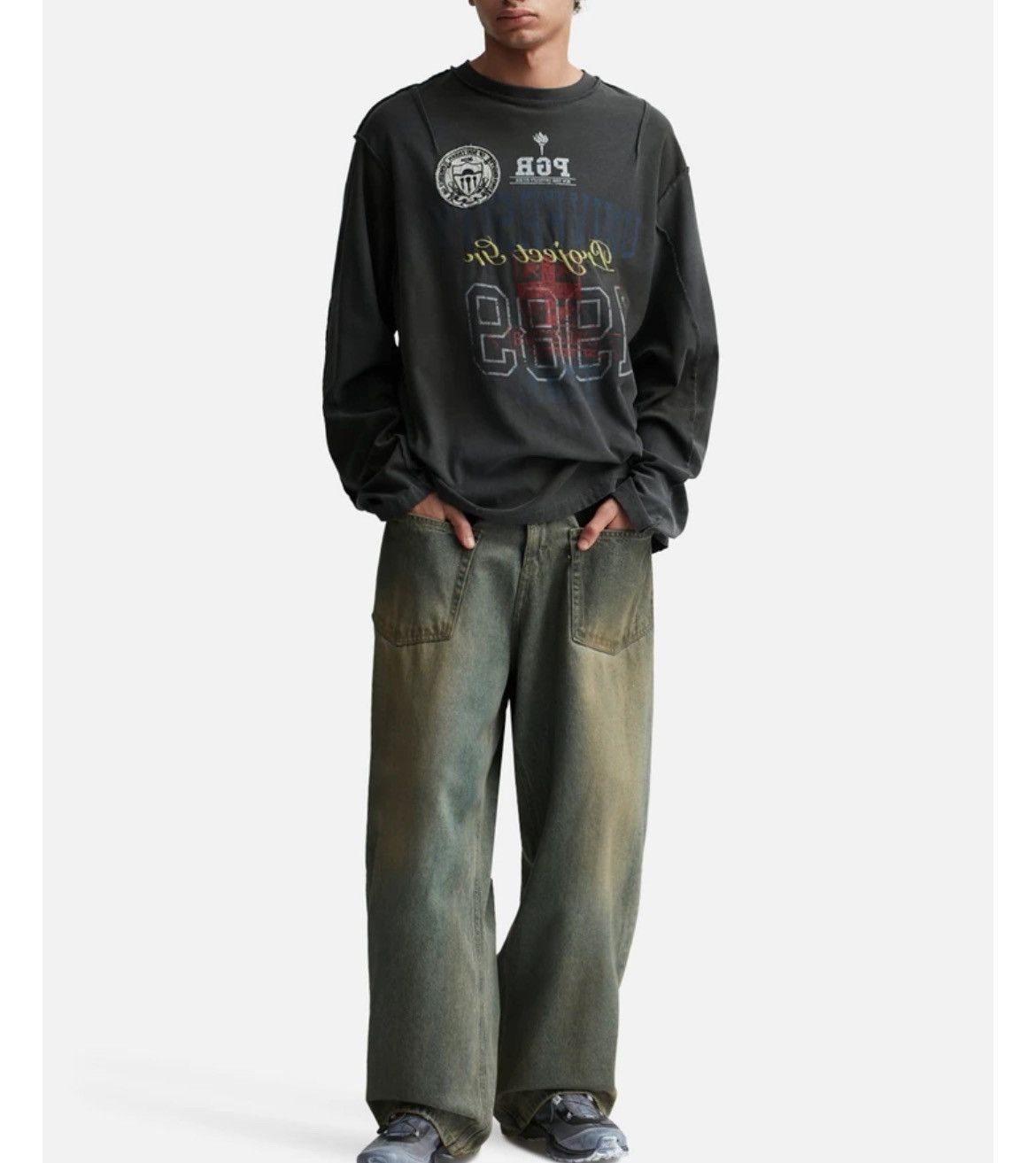 Garment Project × Japanese Brand Project G/R inside out long sleeve t shirt Size US S / EU 44-46 / 1 - 4 Thumbnail