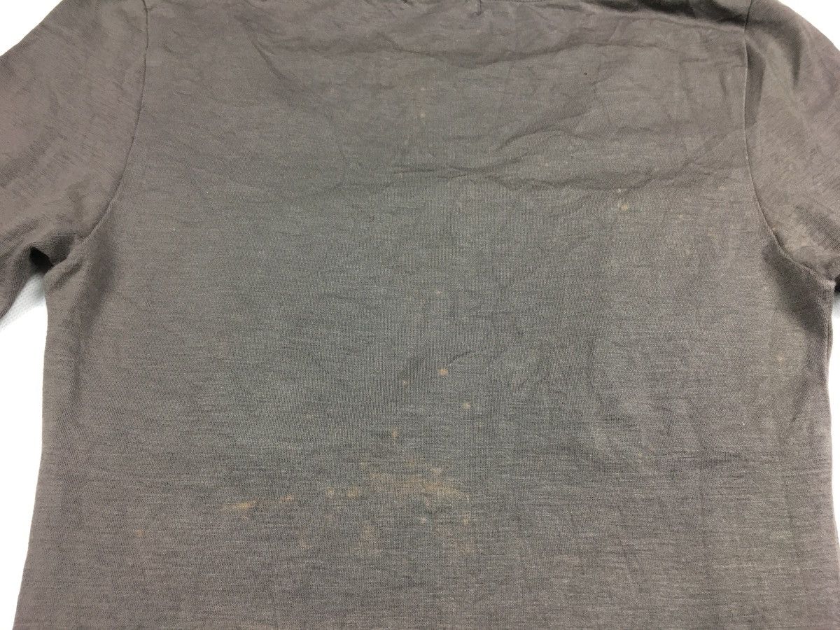 Japanese Brand Yohji Yamamoto Y’s For Living Inner Stretchable Tee Size XS / US 0-2 / IT 36-38 - 10 Thumbnail