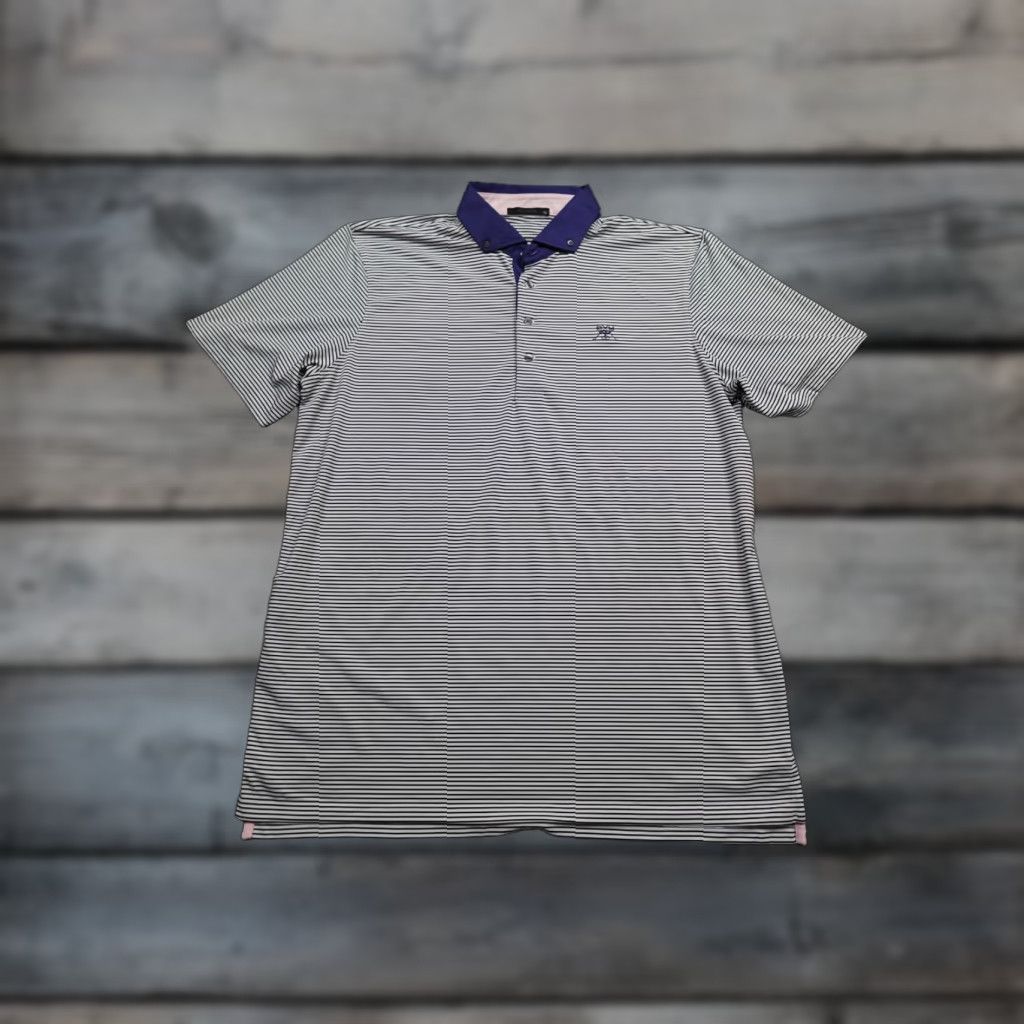 Vintage Greyson Polo Shirt XL White Golf Lightweight Stretch Performance Wolf Modern Sports Mens Size US XL / EU 56 / 4 - 1 Thumbnail