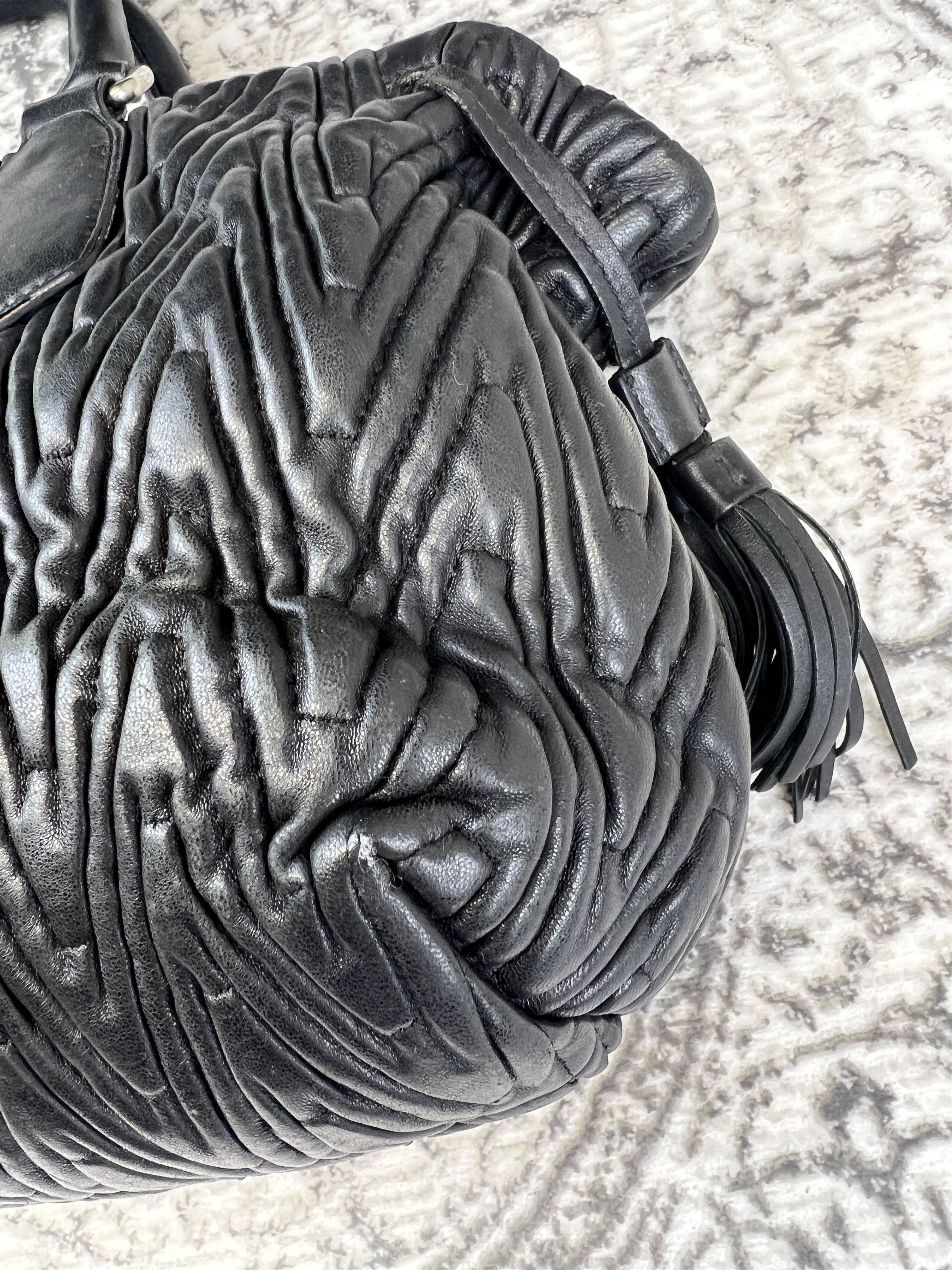 Prada Handbag Prada black leather Size ONE SIZE - 9 Thumbnail