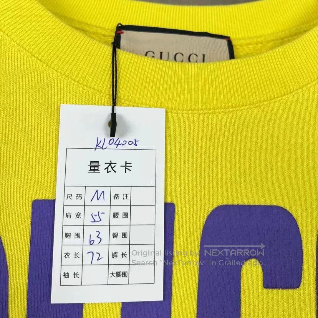Gucci gucci lemon print logo sweatshirt size m. Size US M / EU 48-50 / 2 - 8 Thumbnail