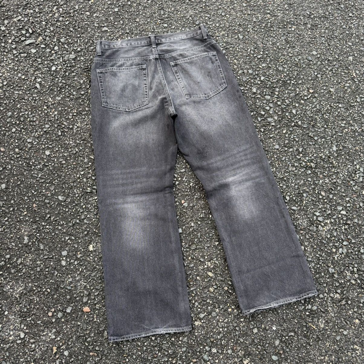 GU VINTAGE GU BLACK DENIM JEAN PANTS Size US 33 - 10 Thumbnail