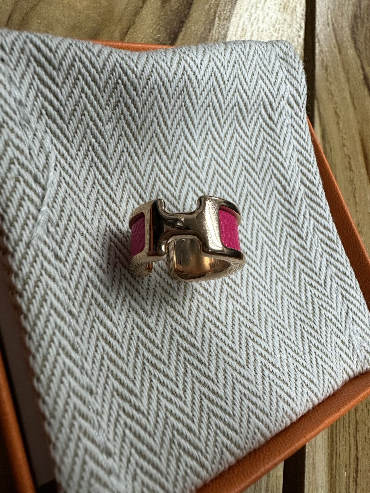 Hermes Hermes Ear cuff pink rose gold Size ONE SIZE - 1 Thumbnail