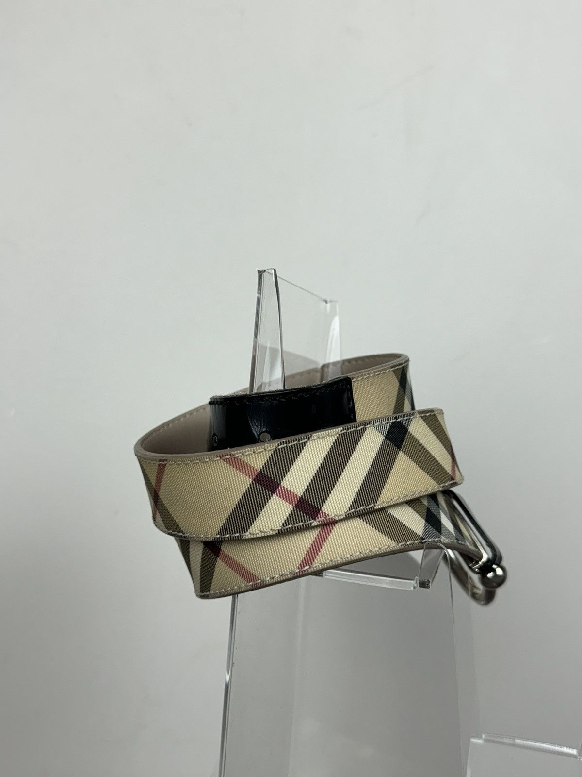 Burberry Leather belt Burberry y2k original luxury casual item Size ONE SIZE - 3 Thumbnail