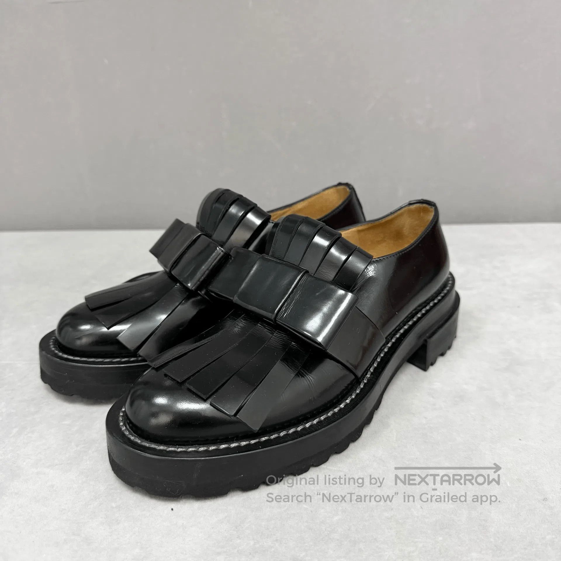 Marni Marni Bow Patent Leather Loafers. Size US 6 / IT 36 - 1 Thumbnail
