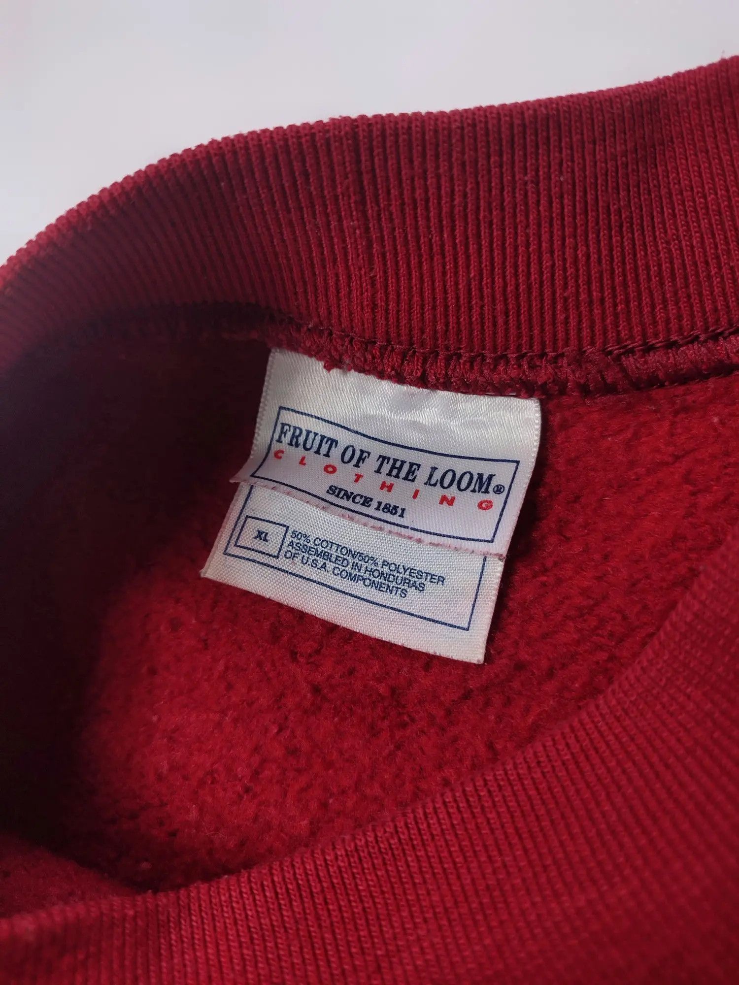 Fruit Of The Loom × Vintage Vintage Blank Sweatshirt Size US XL / EU 56 / 4 - 3 Thumbnail