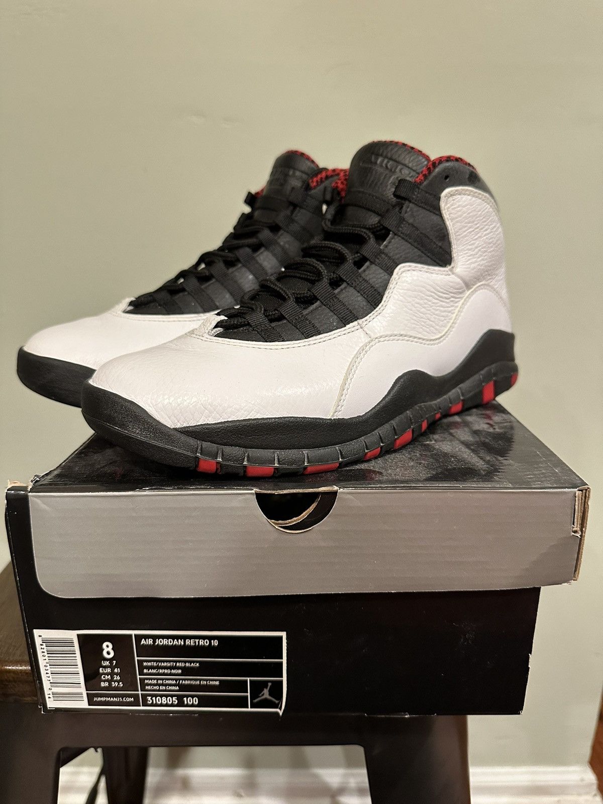 Air Jordan 10 Chicago Size (2012 Release)