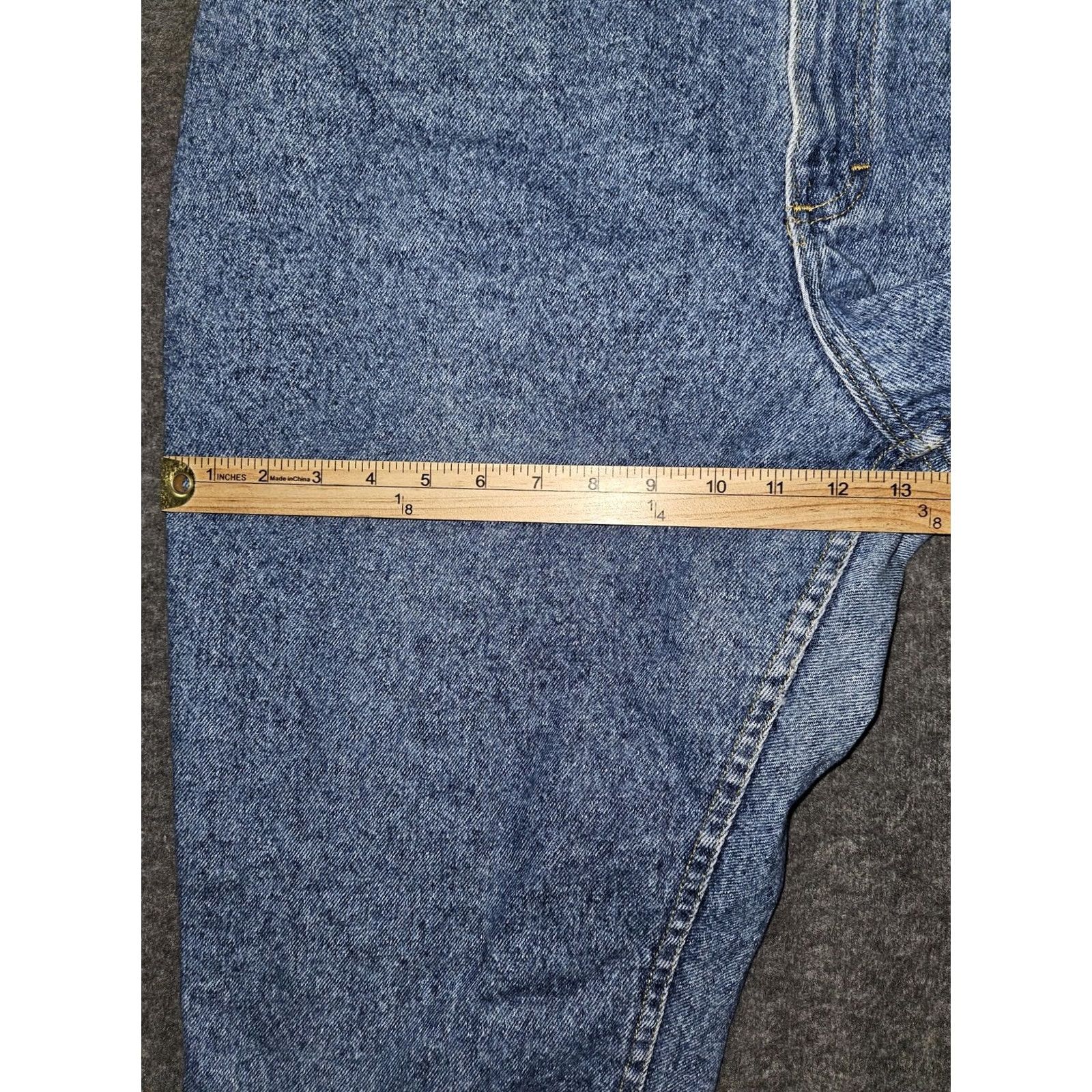 Lee VINTAGE Lee Jeans Womens 20W High Waist Tapered Leg Made USA 90s Denim Pants Size 42" / US 20 - 7 Thumbnail