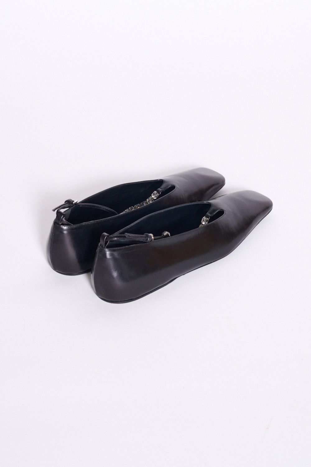 Jil Sander o1s22i1n0125 Ballerina Flats in Black Size US 8 / IT 38 - 3 Thumbnail