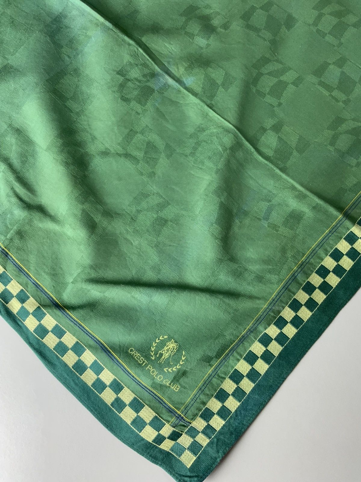Beverly Hills Polo Club Vintage Crest Polo Club Green Bandana Handkerchiefs Size ONE SIZE - 7 Thumbnail