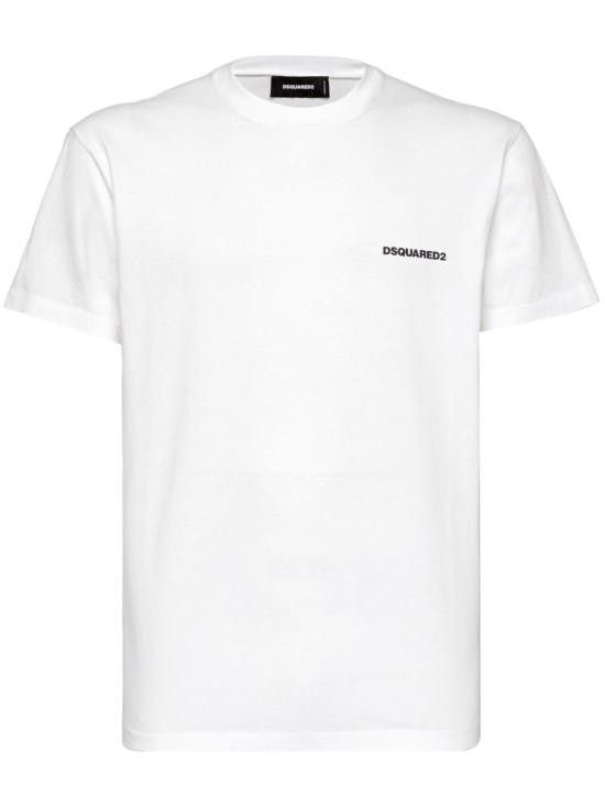 Dsquared2 DSQUARED2 Men T-Shirts S74GD1338 D20020100 White Size US XL / EU 56 / 4 - 1 Thumbnail