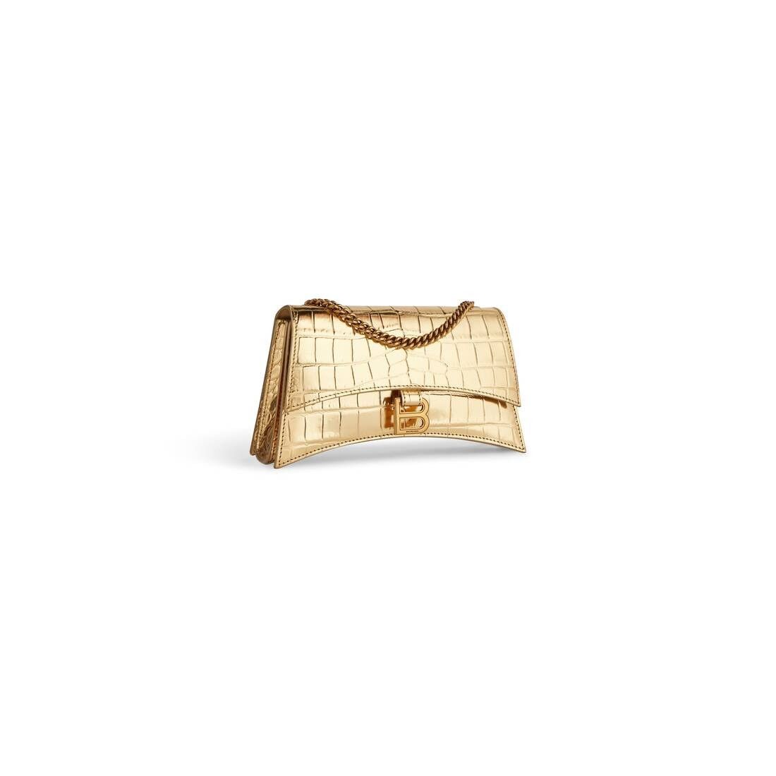 Balenciaga o1tr1nto0525 Size: OS / Crush XS Chain Bag Metallized Size ONE SIZE - 2 Thumbnail