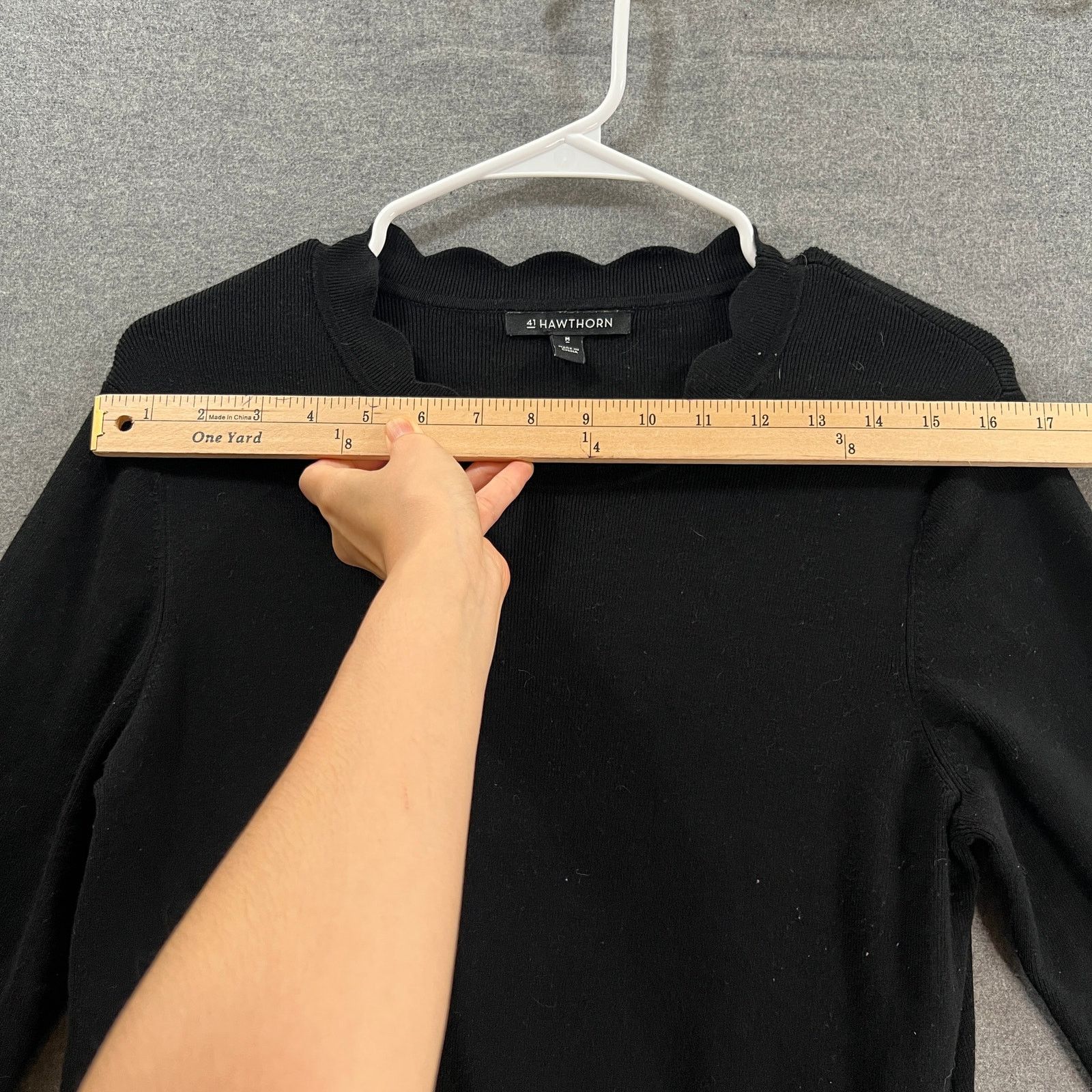Other 41Hawthorn Black Sweater Womens Medium Long Sleeve Pullover Size M / US 6-8 / IT 42-44 - 4 Thumbnail